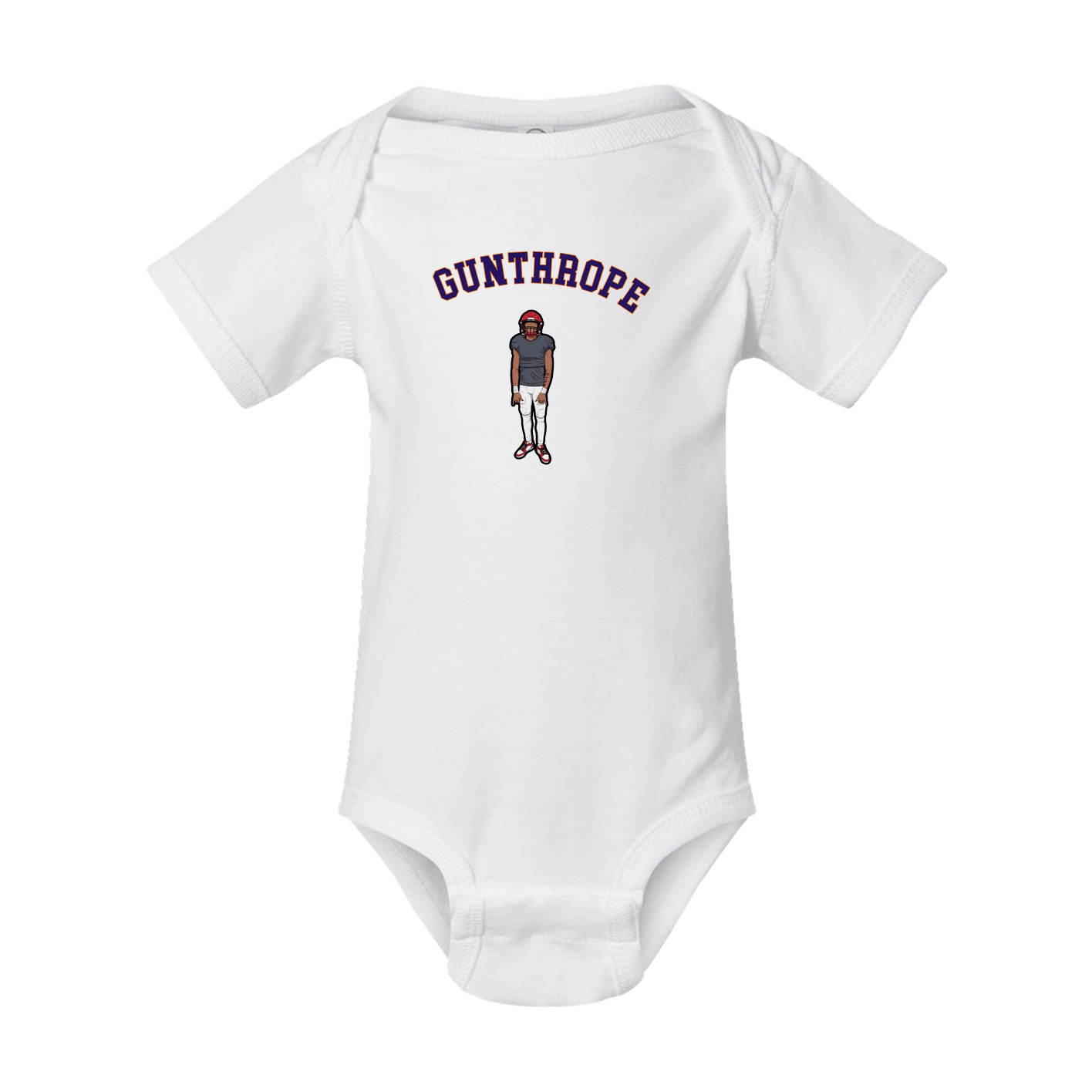 Baby Onesie — Shirsey Arch in White