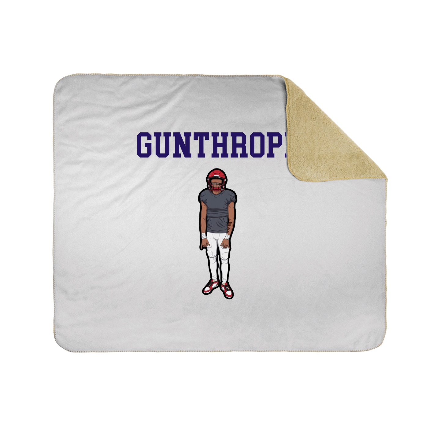 Throw Blanket — Shirsey in White