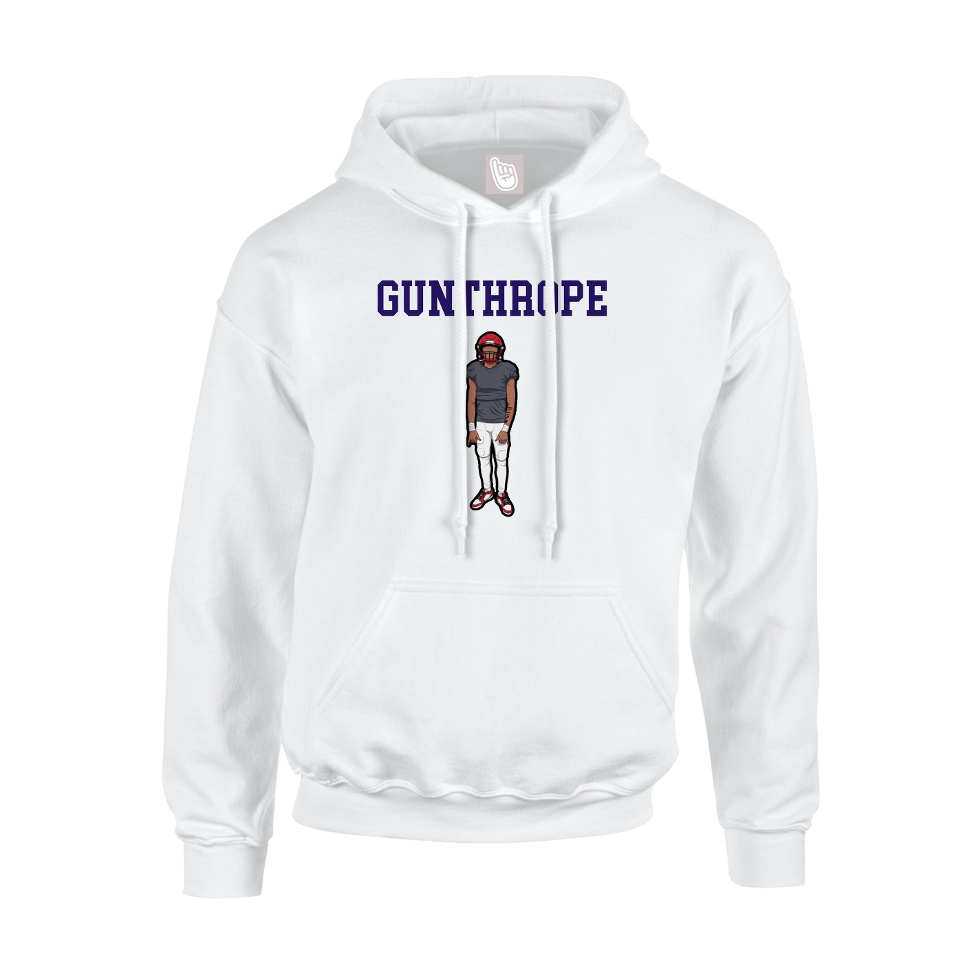 Youth Hoodie — Shirsey in White