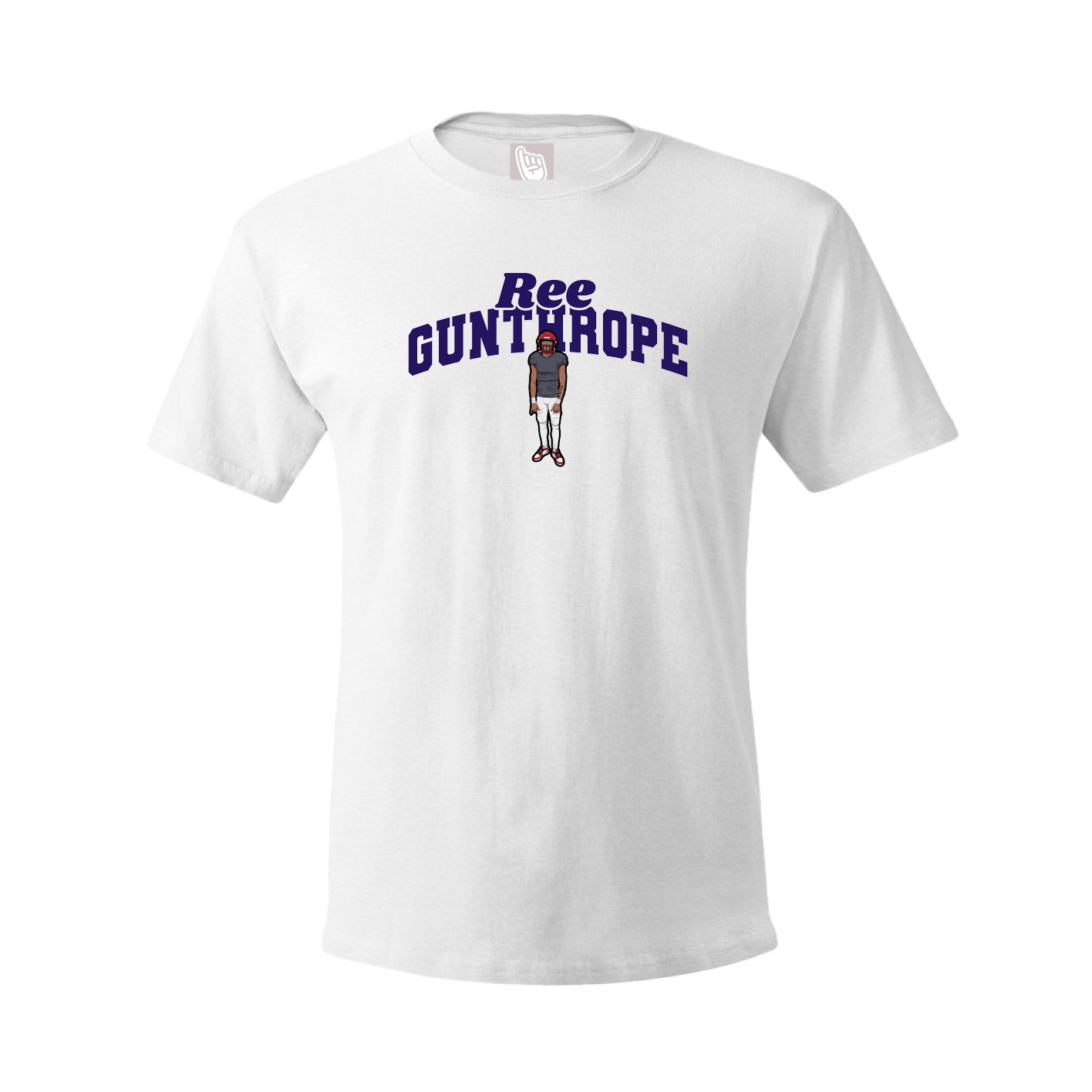 Youth Tee — Signature Arch in White