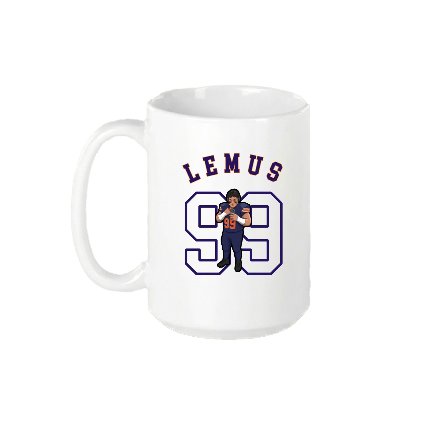 15oz Coffee Mug — Shirsey Arch in White