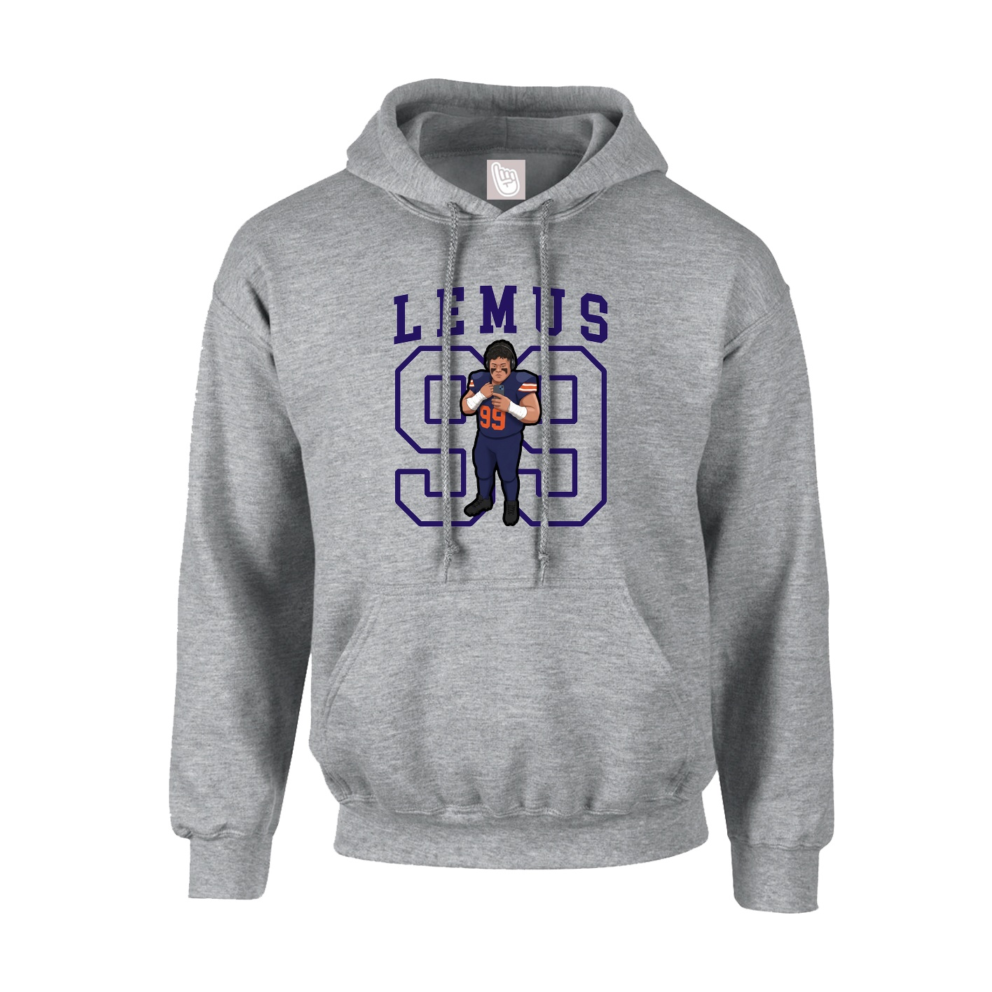 Hoodie — Shirsey in Grey