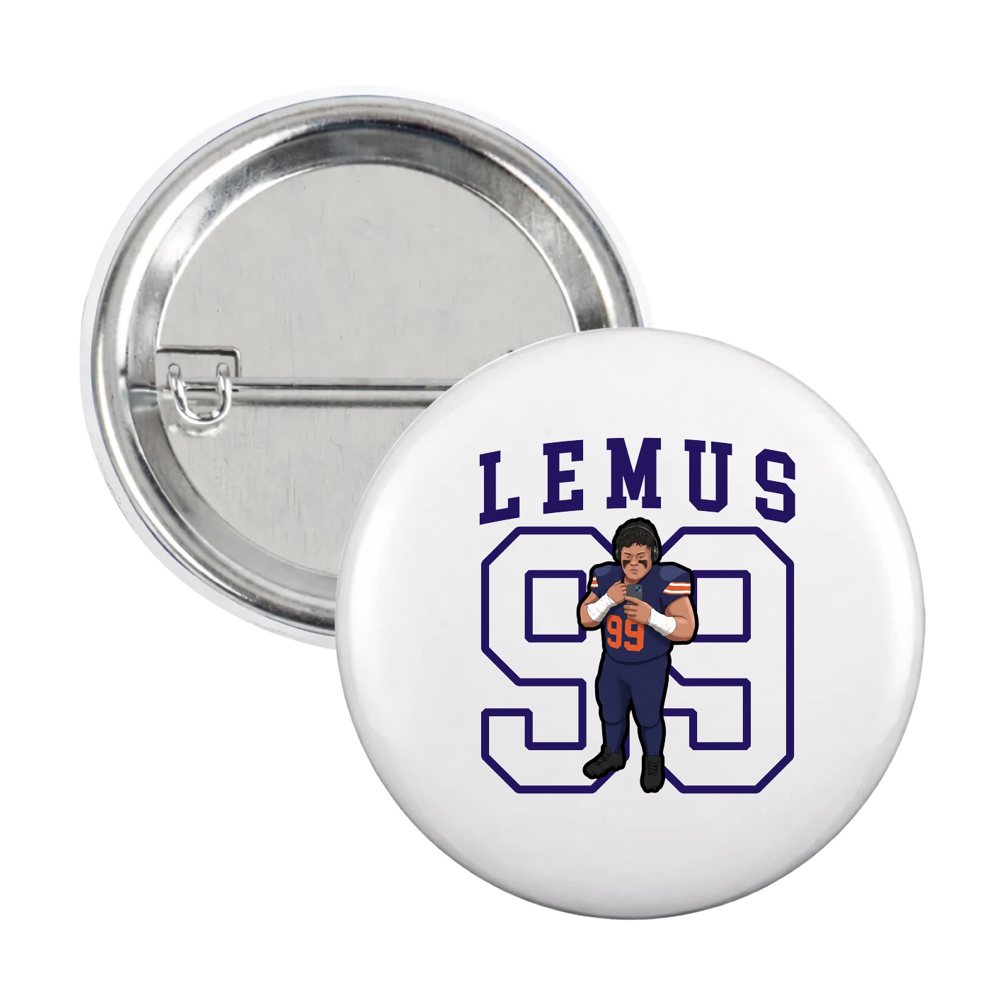 Game Day Button — Shirsey in White