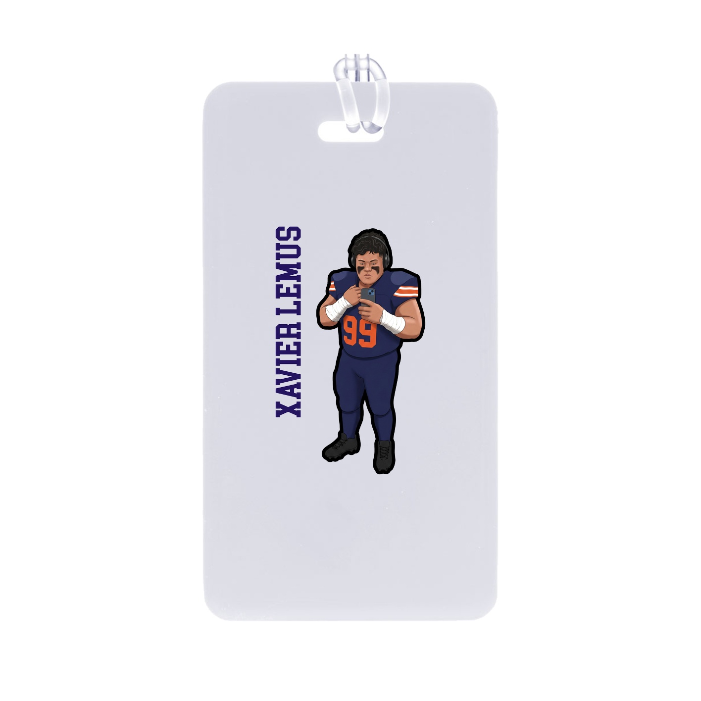 Bag Tag — Name Vertical in Classic