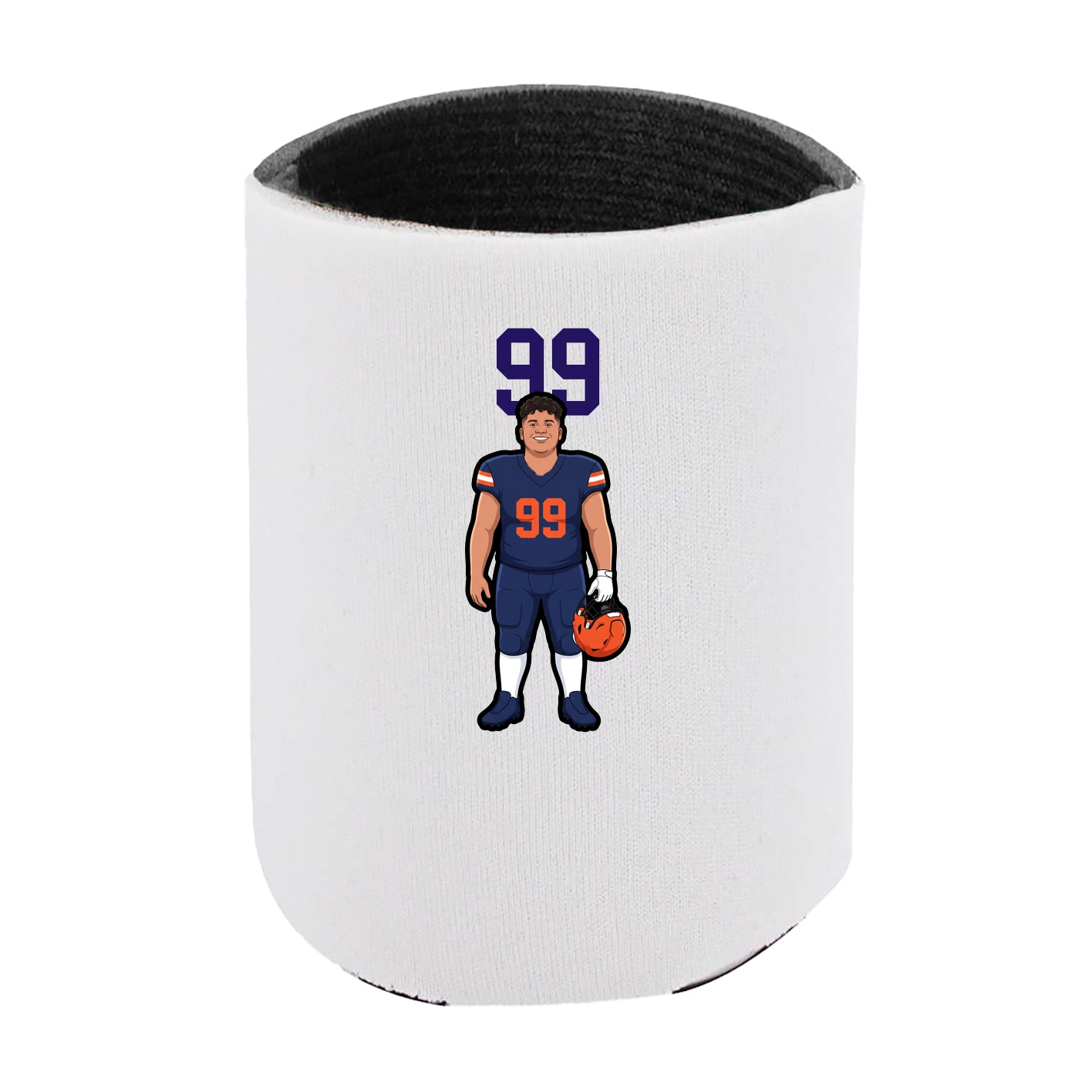 Can Holder — Number Top in White