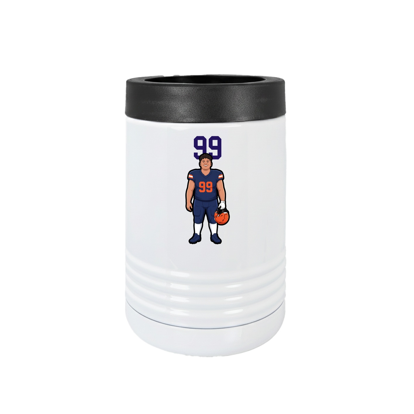 Beverage Holder — Number Top in White
