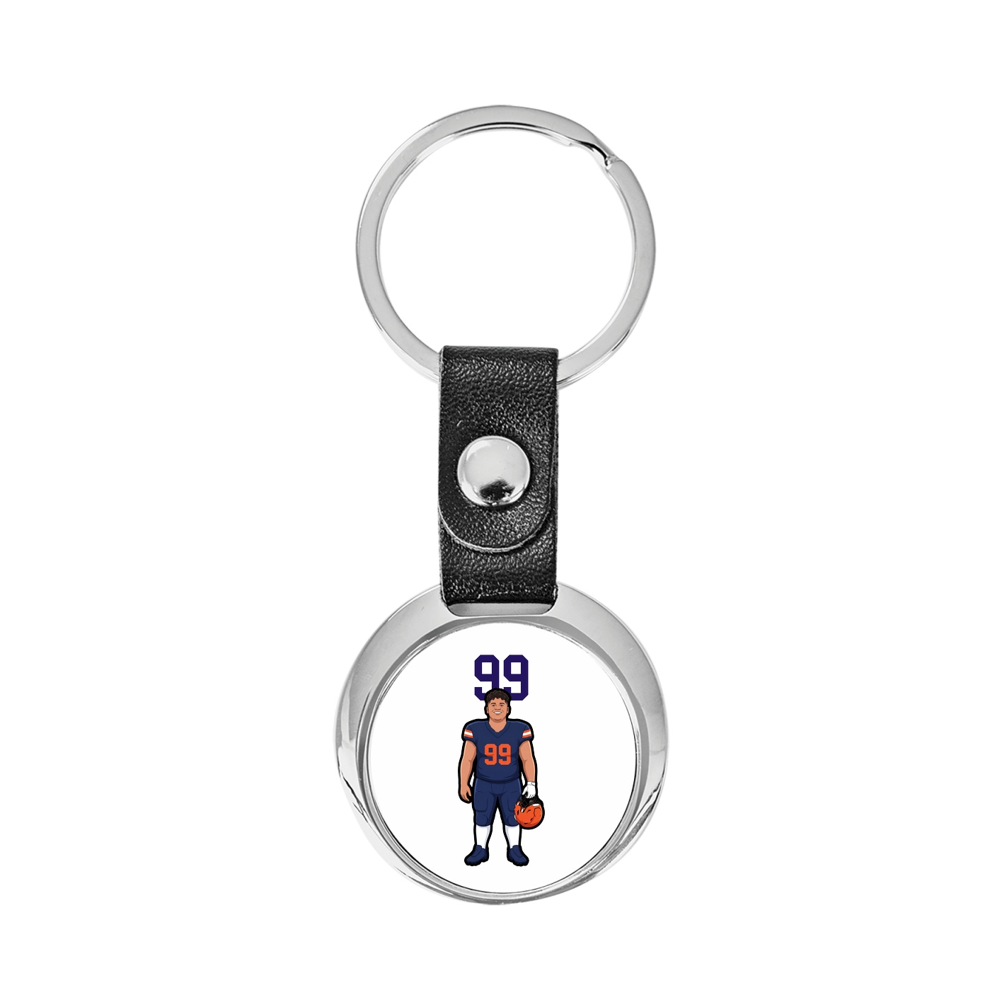 Key Chain — Number Top in Classic