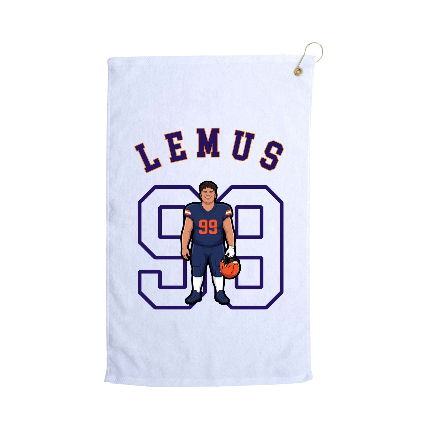 Golf Towel — Shirsey Arch in White