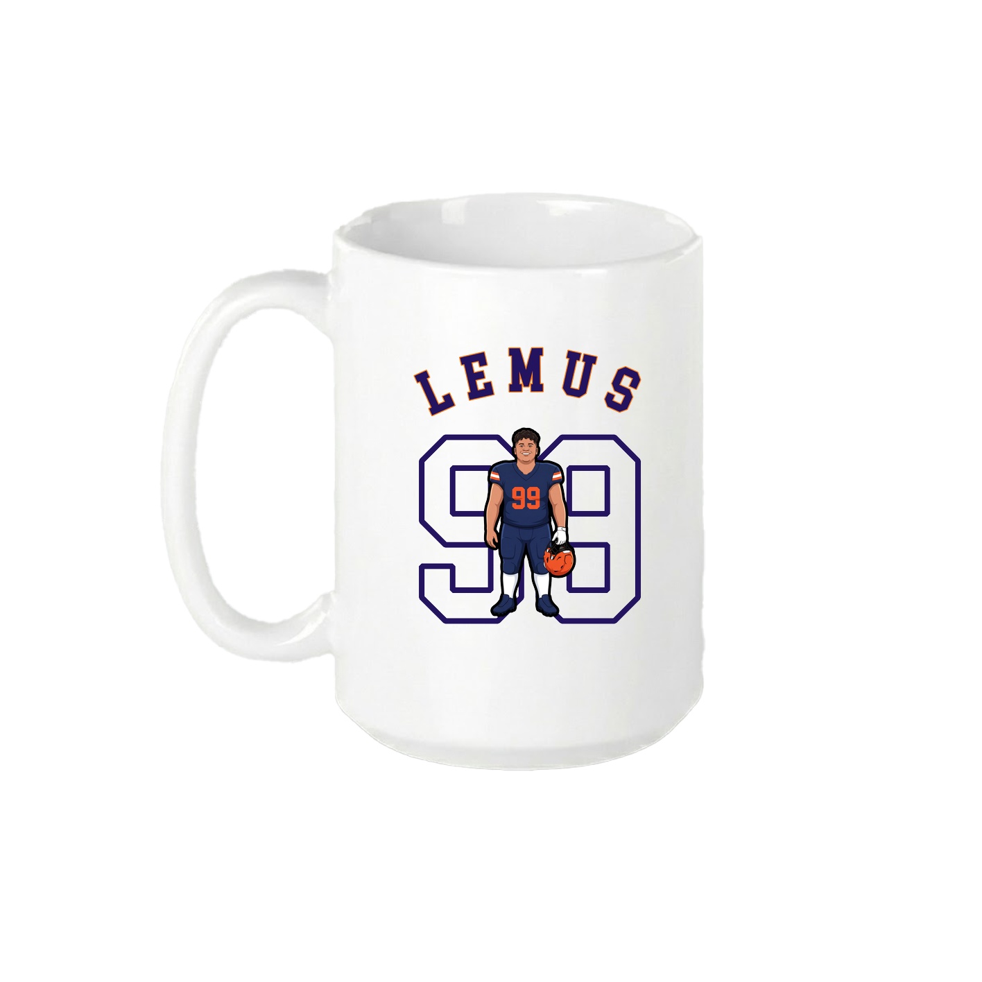 15oz Coffee Mug — Shirsey Arch in White