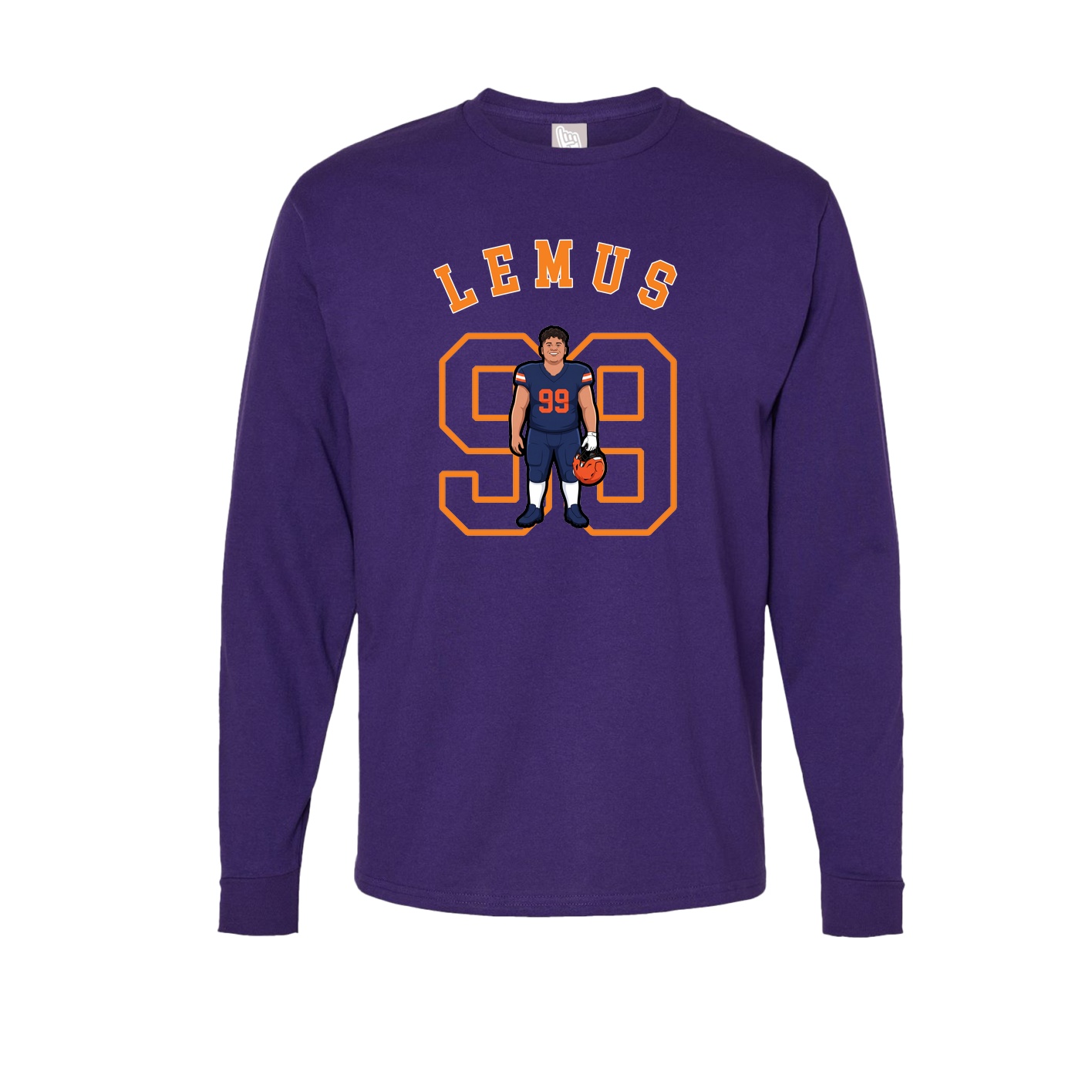 Long Sleeve Tee — Shirsey Arch in Purple