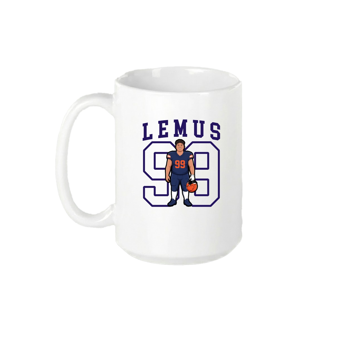 15oz Coffee Mug — Shirsey in White