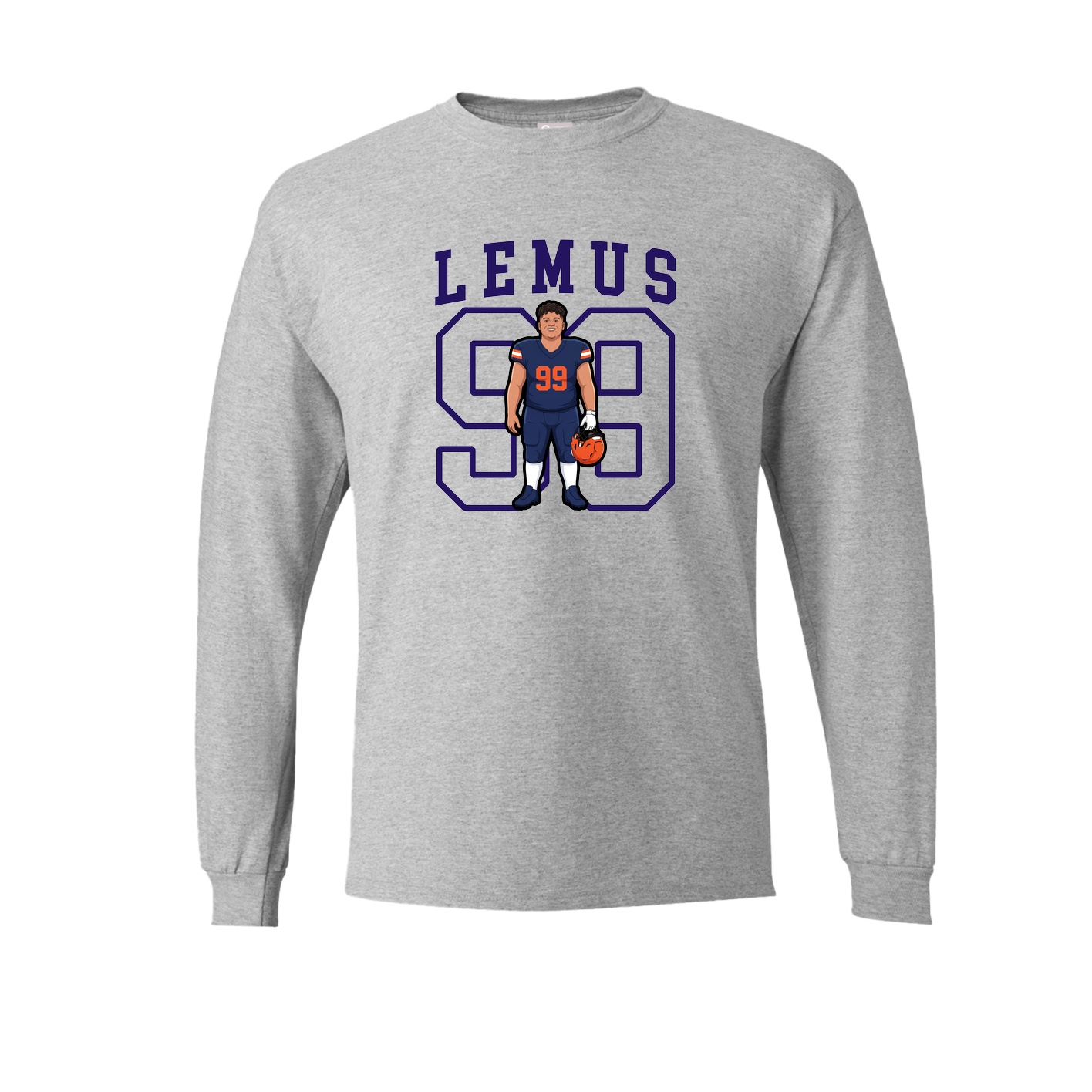Long Sleeve Tee — Shirsey in Grey