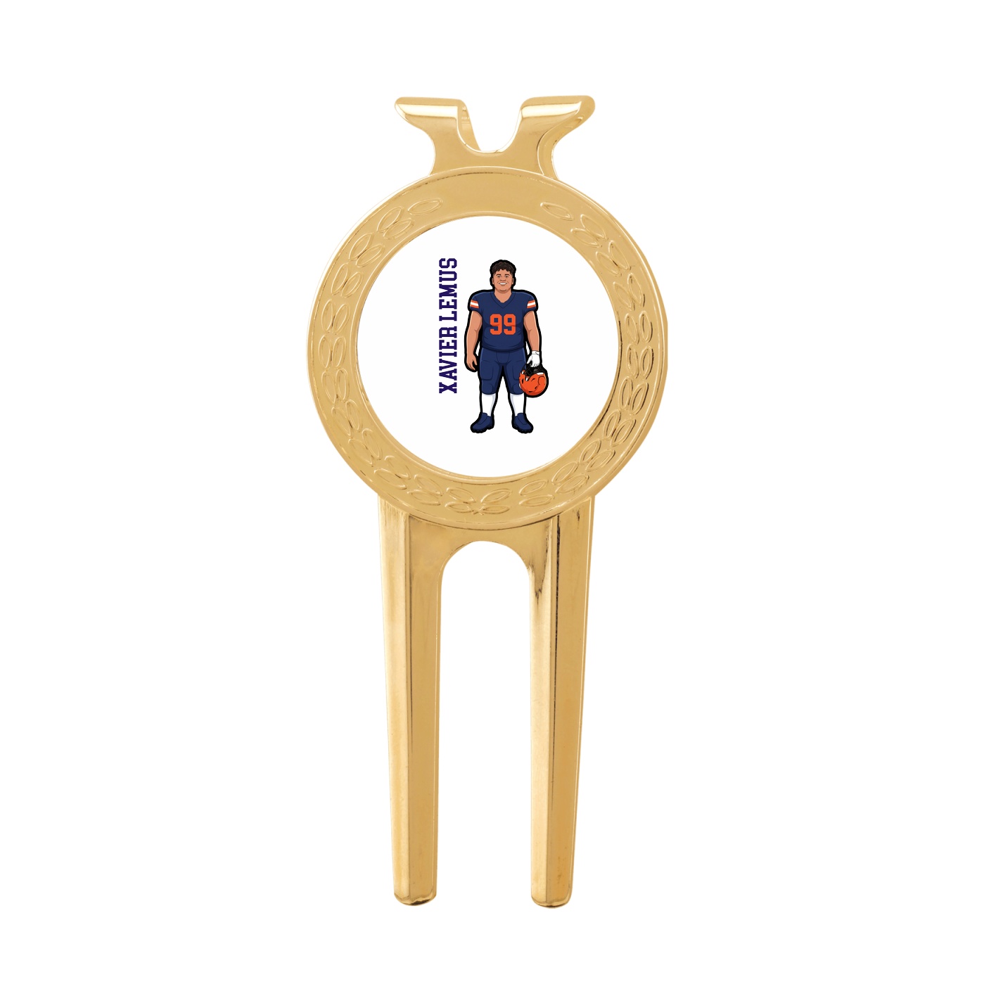 Divot Tool with Ball Marker — Name Vertical in Classic