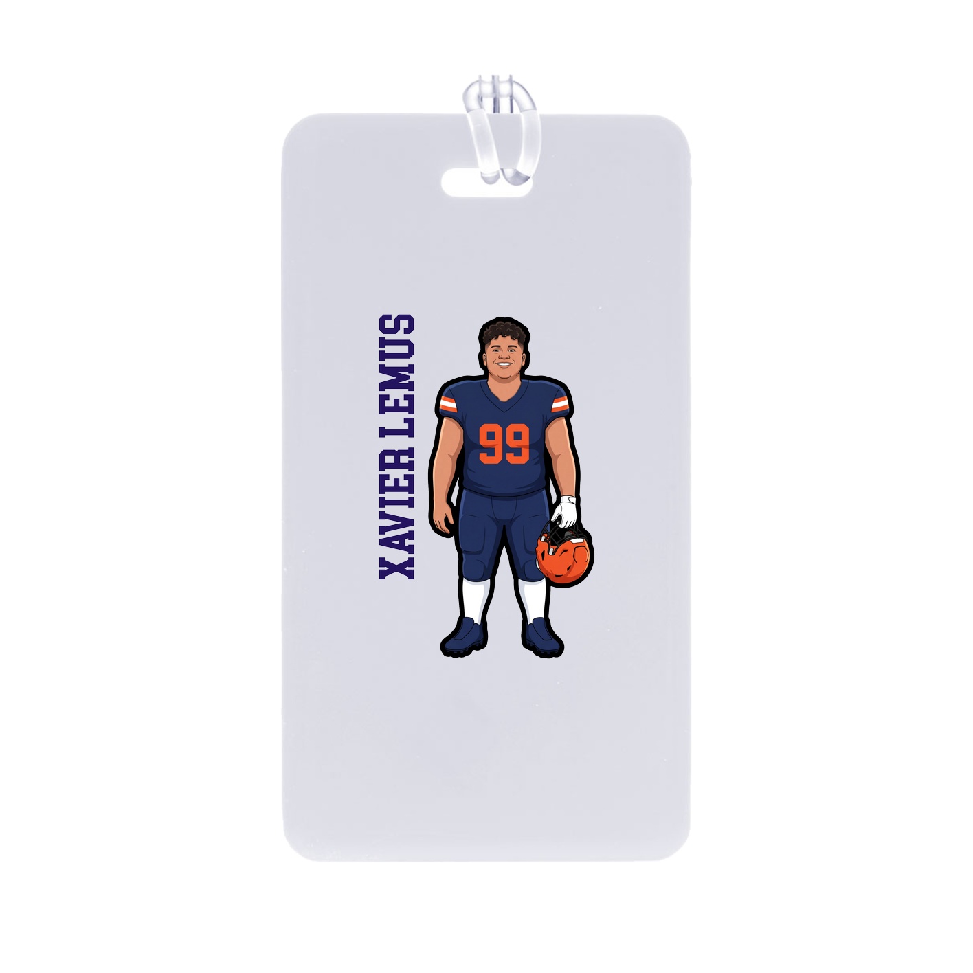 Bag Tag — Name Vertical in Classic