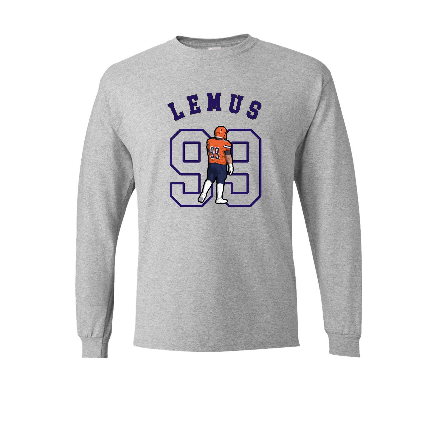 Long Sleeve Tee — Shirsey Arch in Grey