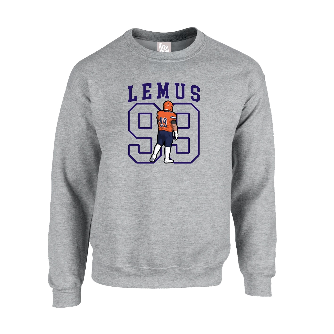 Fleece Crew — Shirsey in Grey