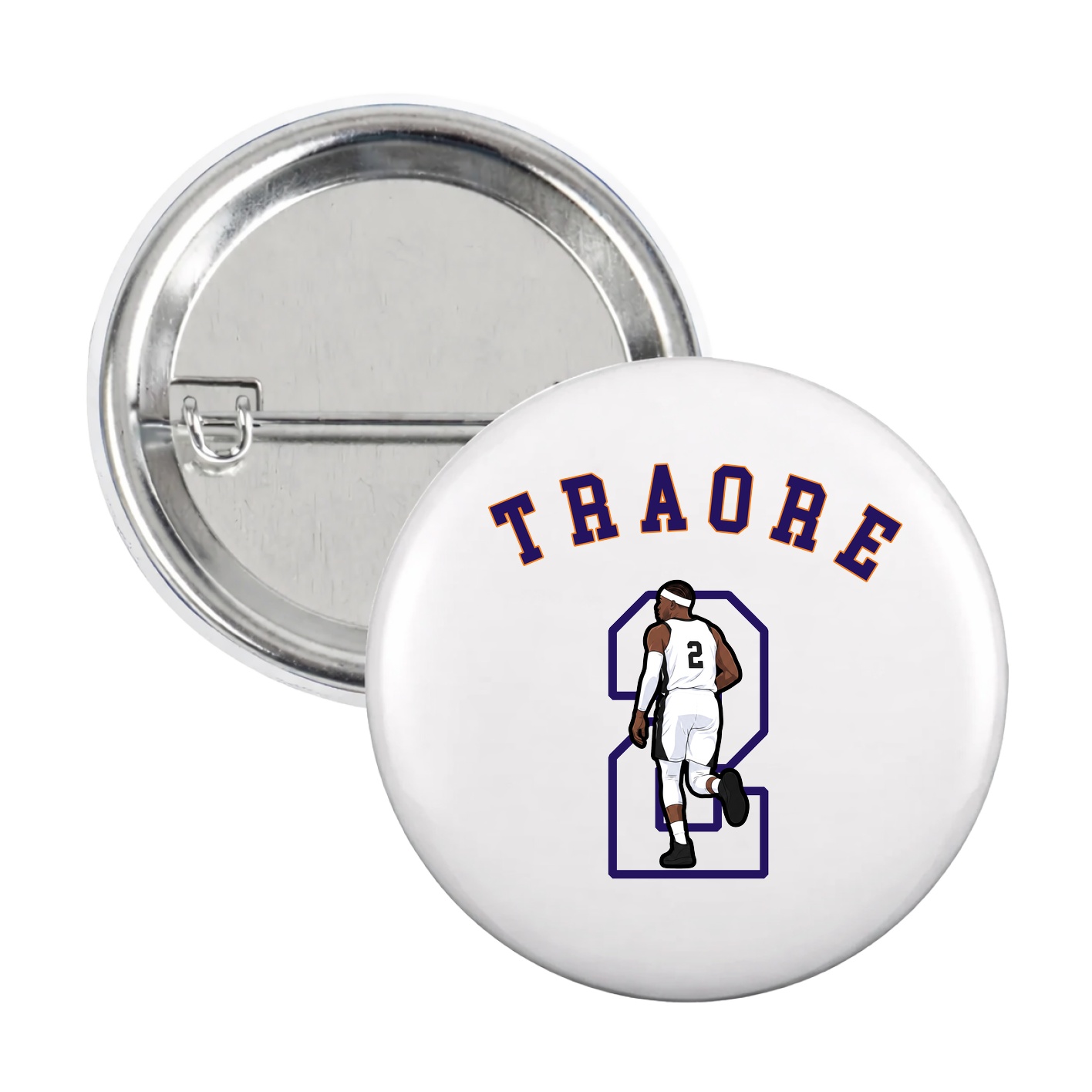 Game Day Button — Shirsey Arch in White