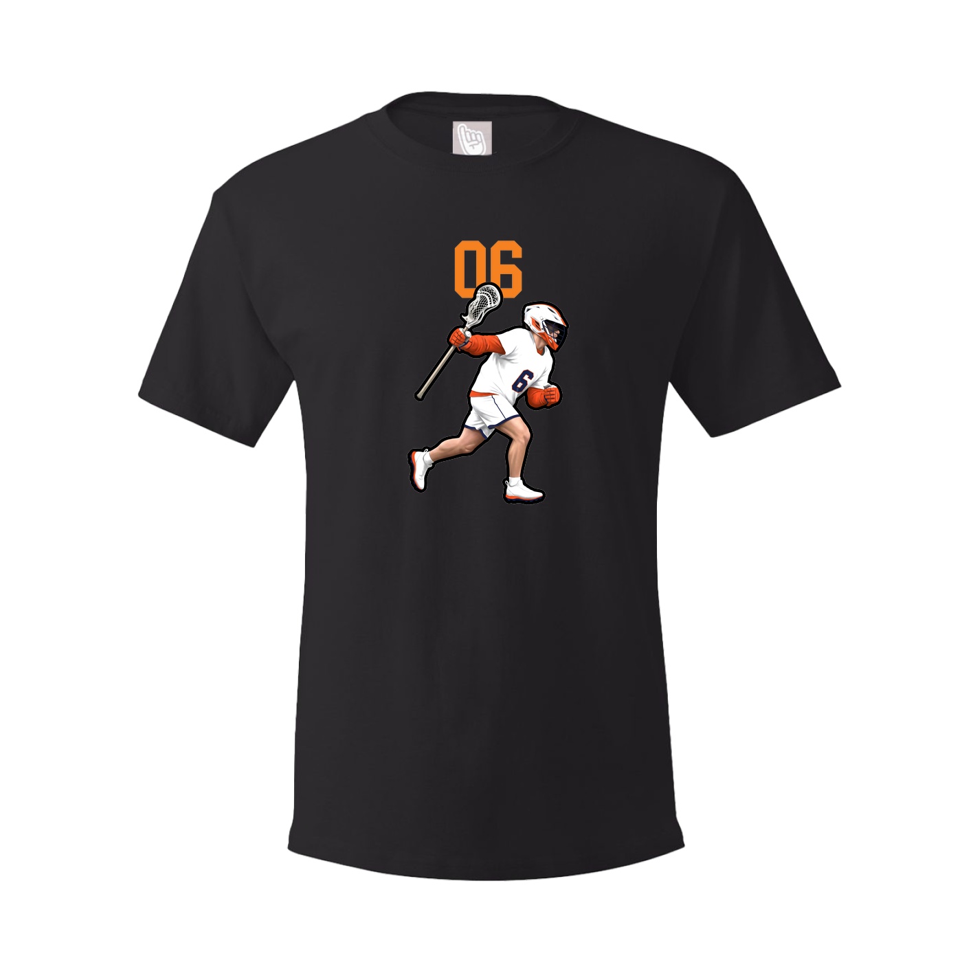 Youth Tee — Number Top in Black