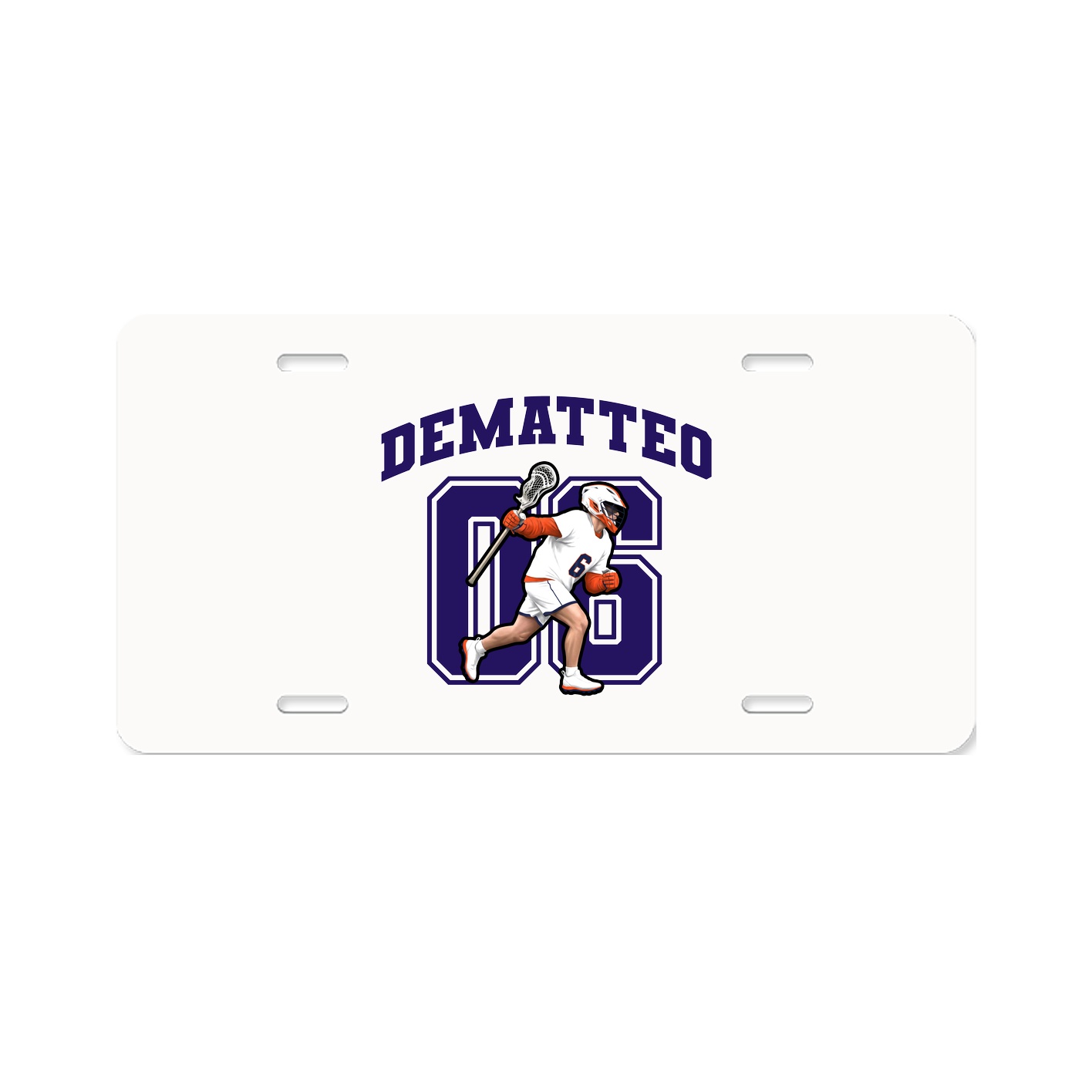 License Plate — Number in Classic