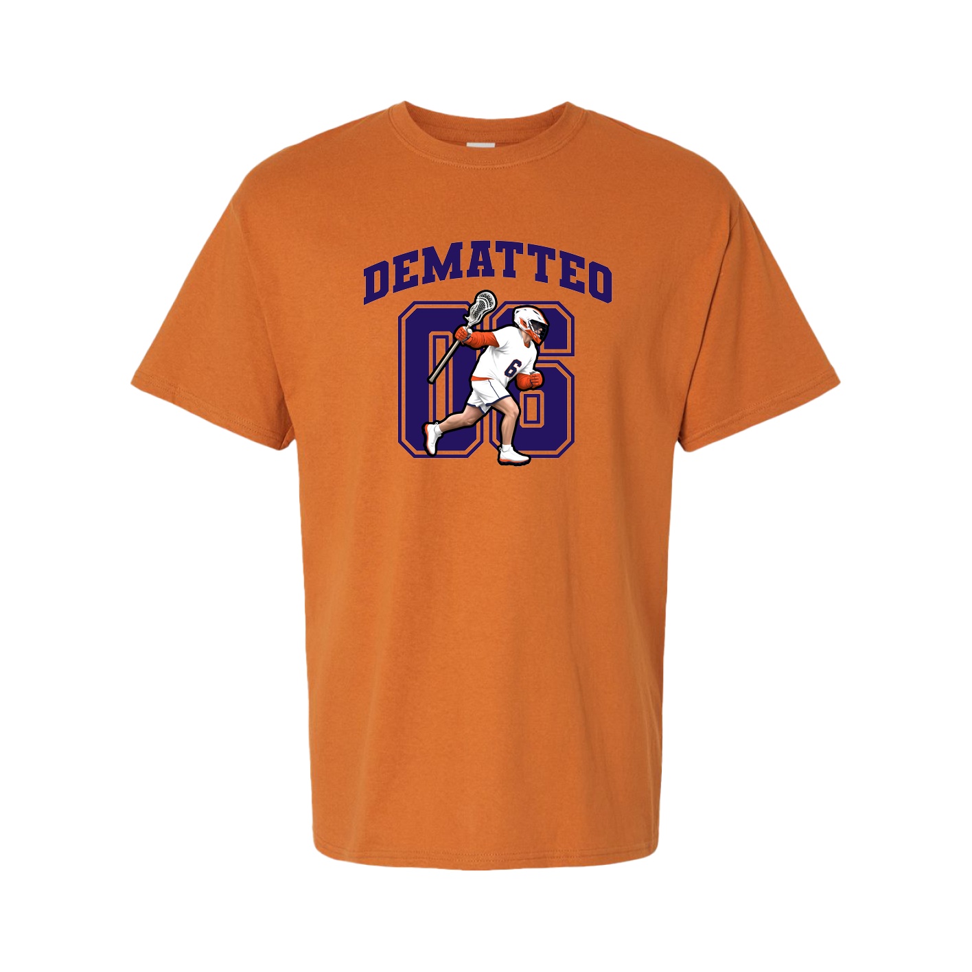 Tee — Number in Orange