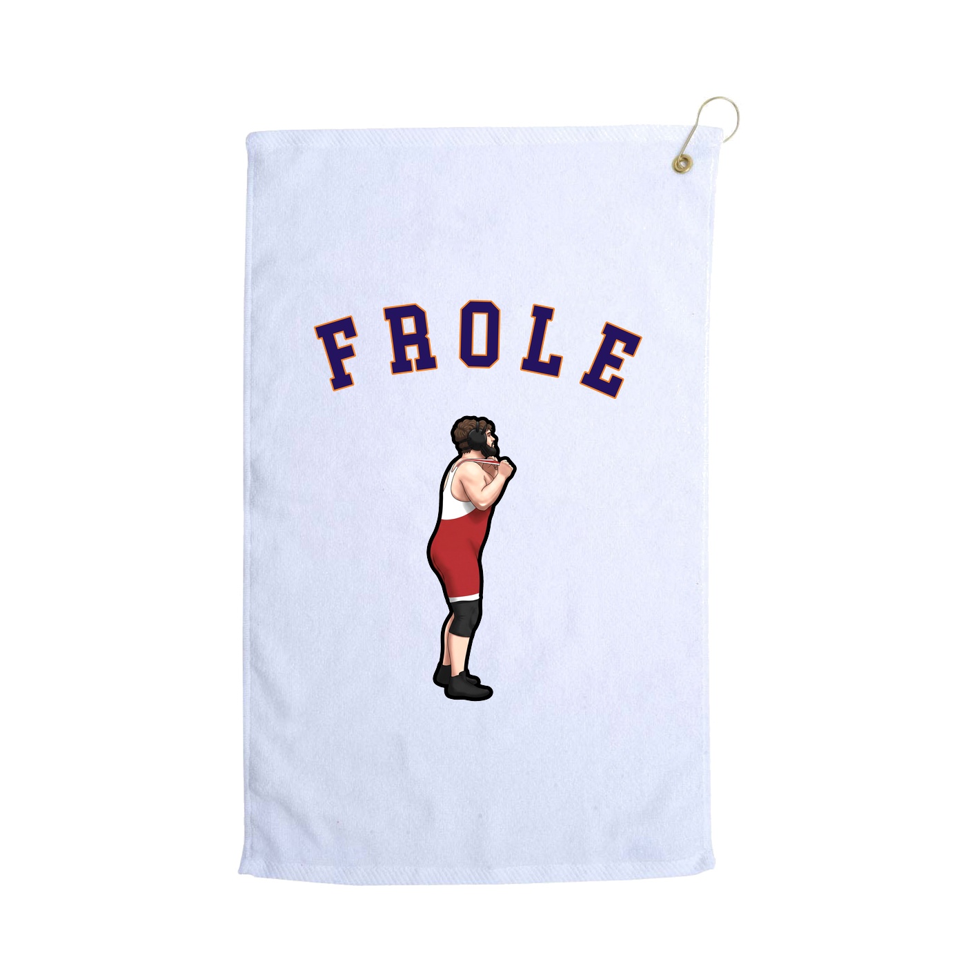 Golf Towel — Shirsey Arch in White