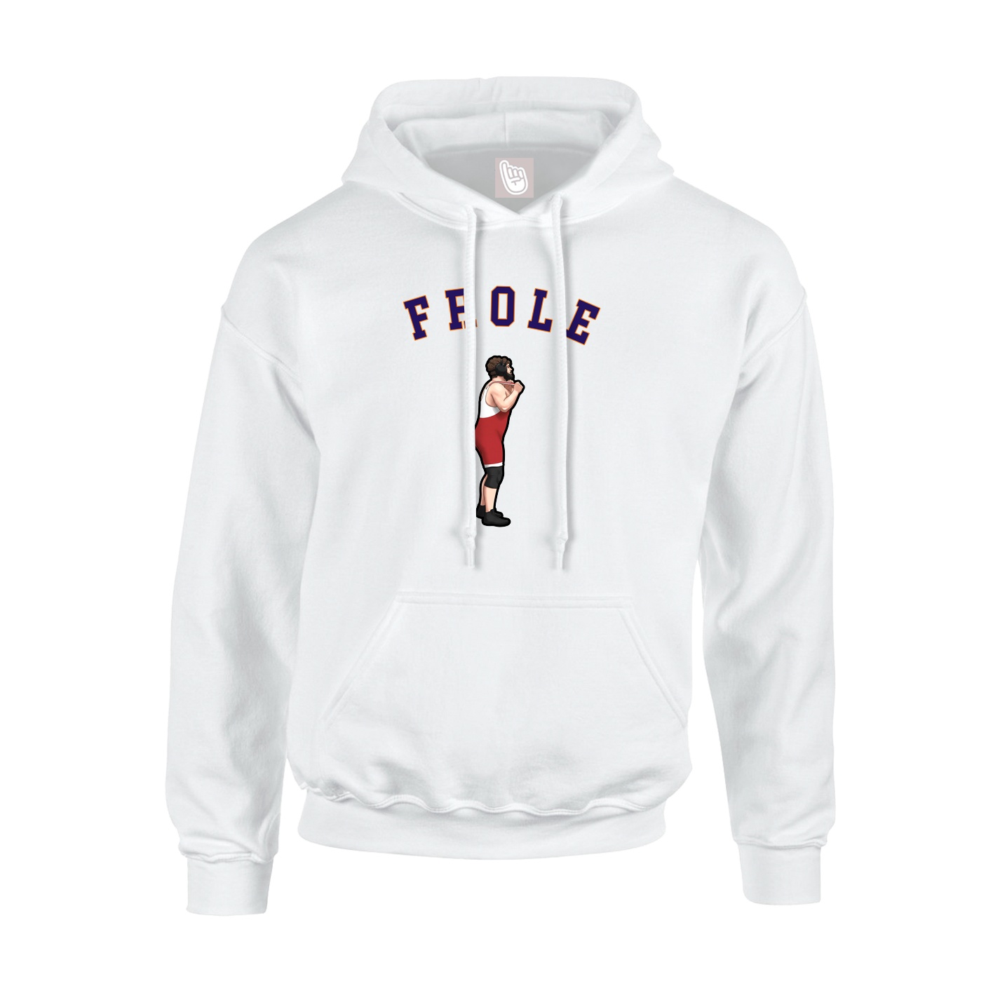 Hoodie — Shirsey Arch in White