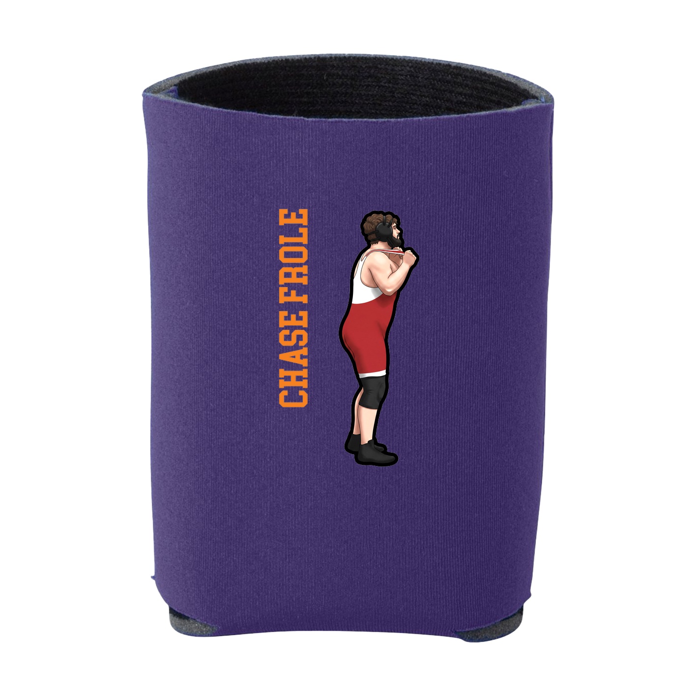 Can Holder — Name Vertical in Purple