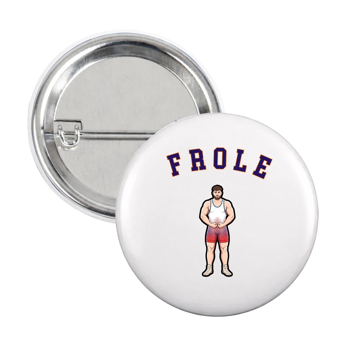 Game Day Button — Shirsey Arch in White