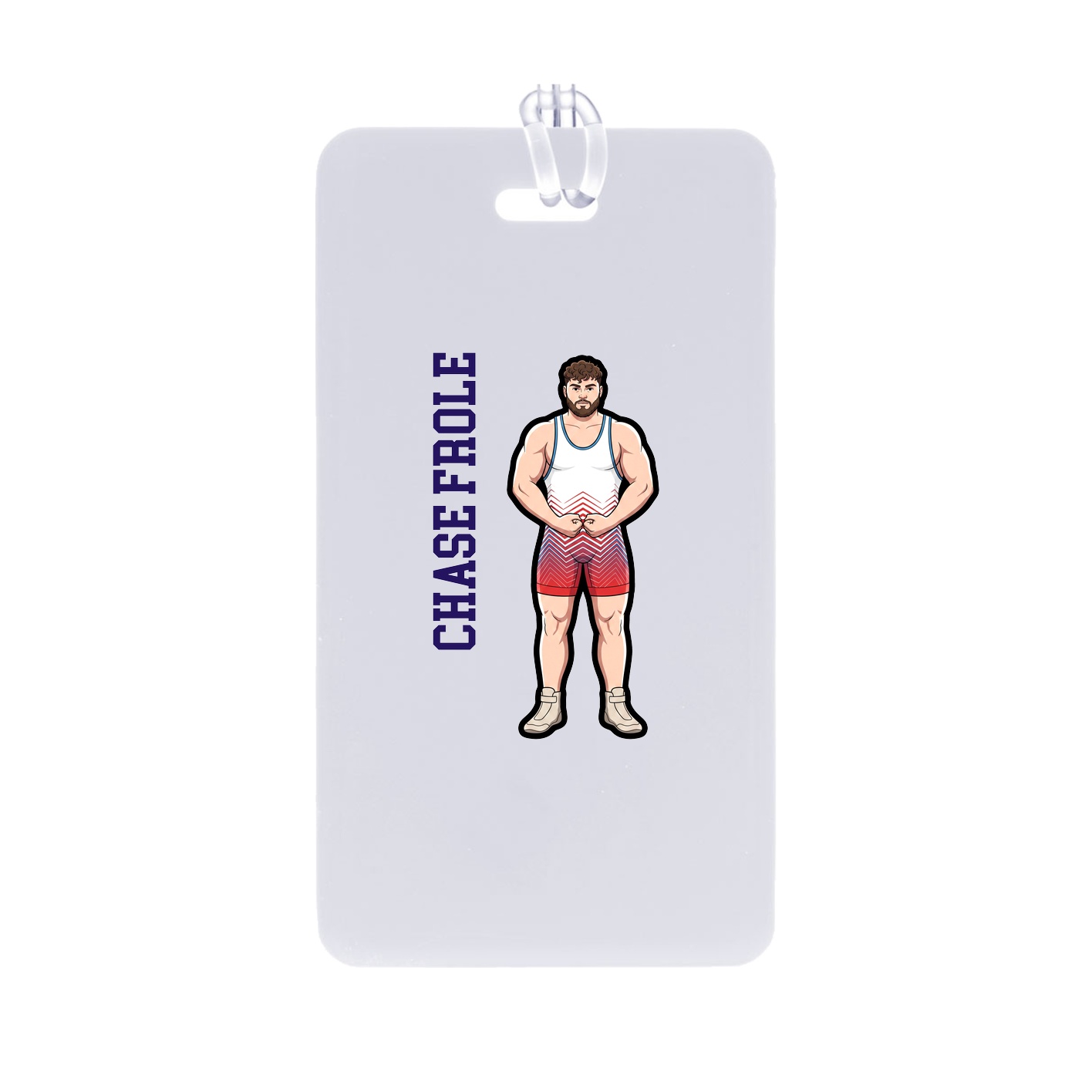 Bag Tag — Name Vertical in Classic