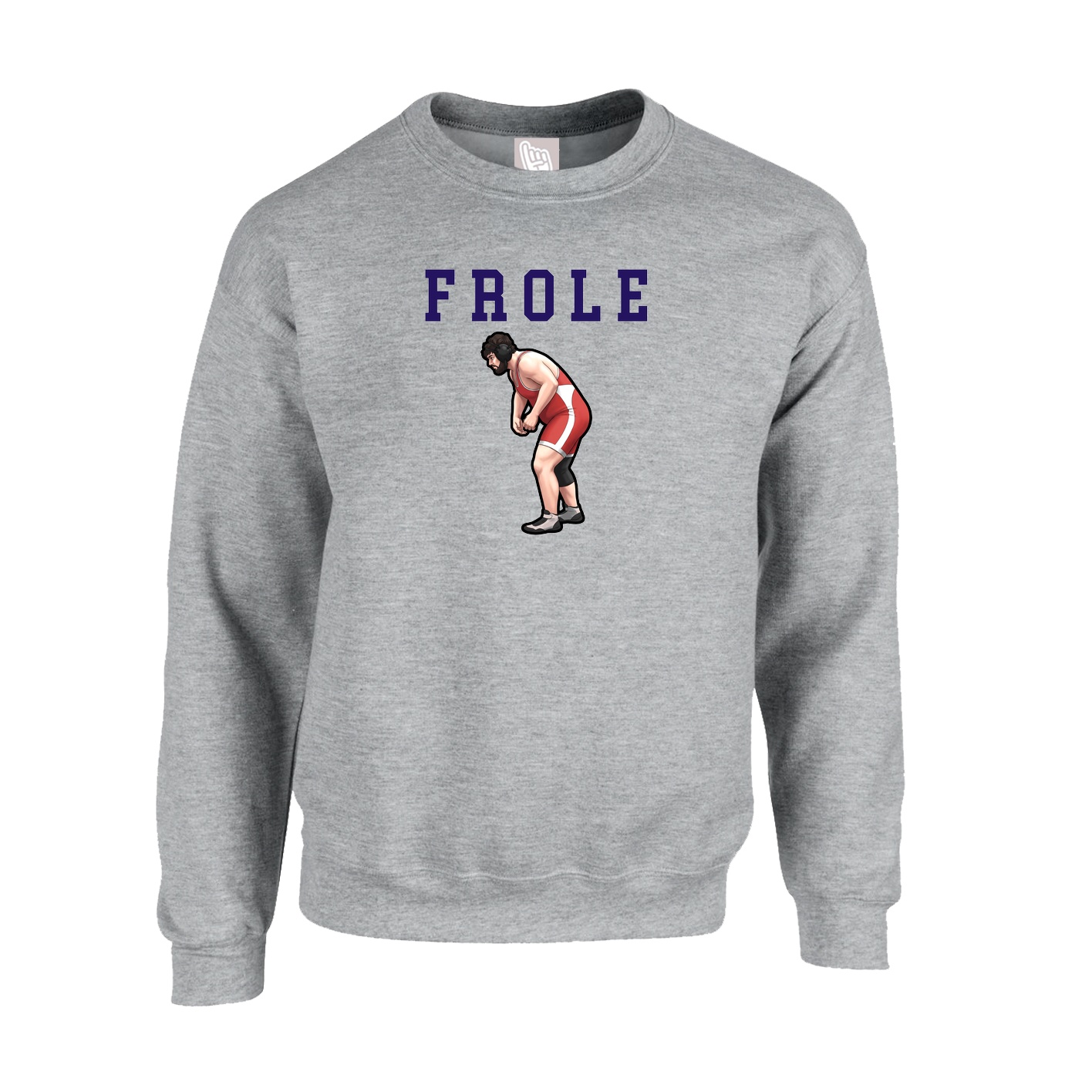 Fleece Crew — Shirsey in Grey