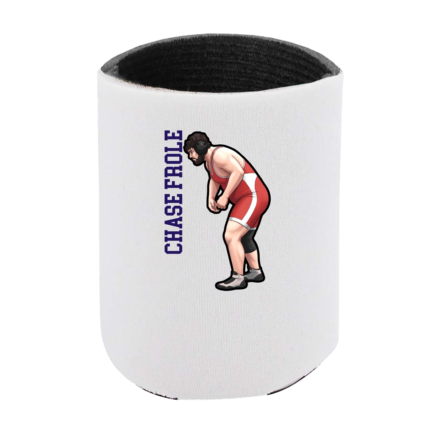 Can Holder — Name Vertical in White