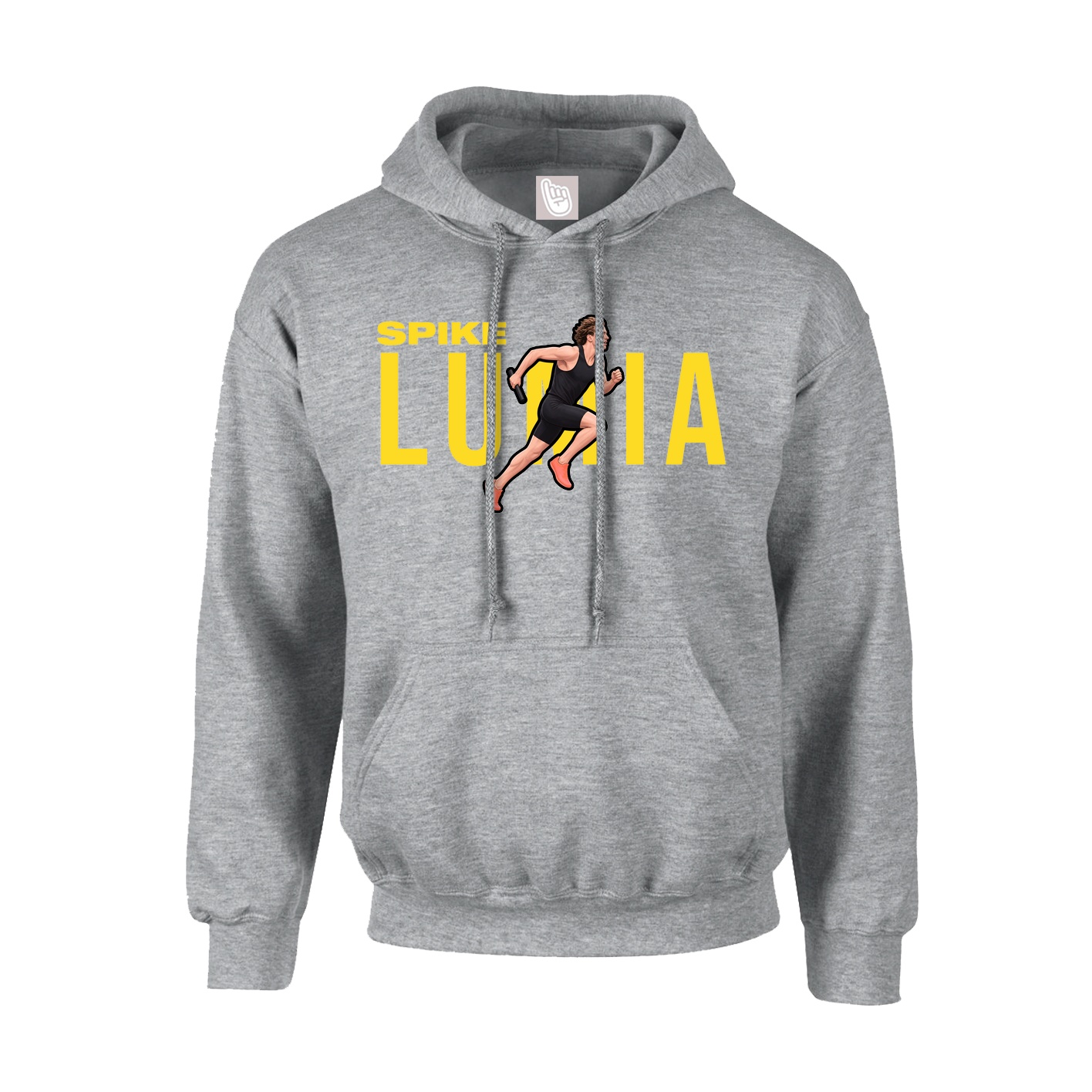 Youth Hoodie — Player Name in Grey