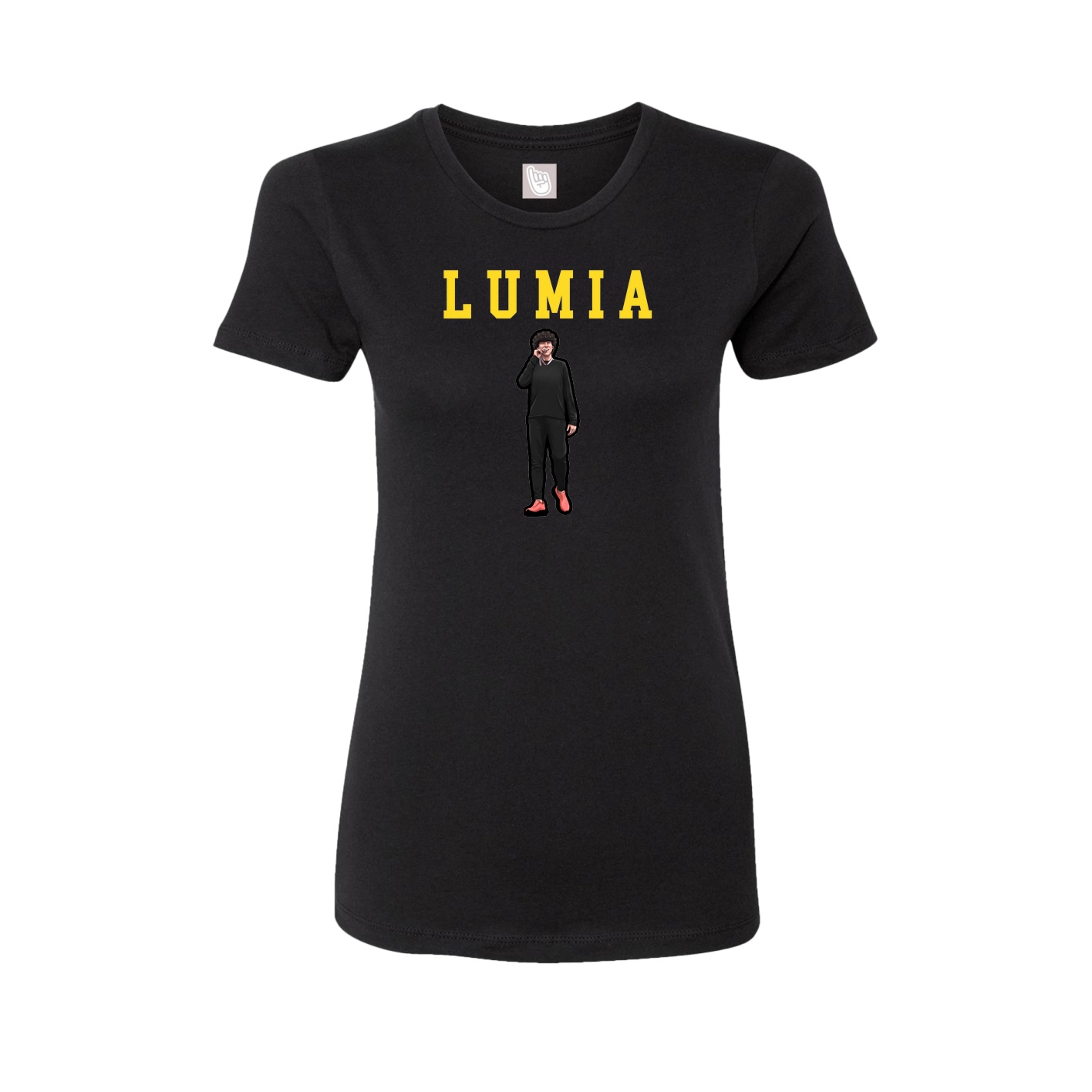 Fitted Women's Tee — Shirsey in Black
