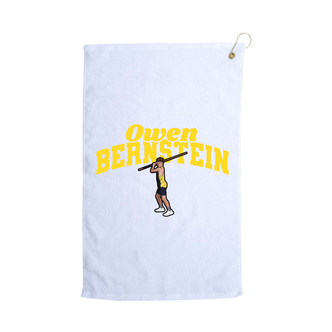 Golf Towel — Signature Arch in White