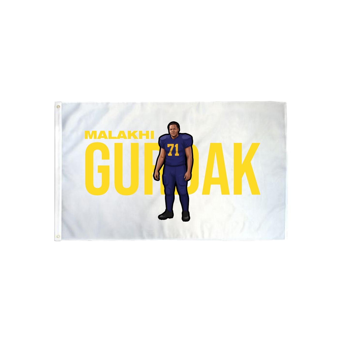 3x5 Flag — Player Name in Classic