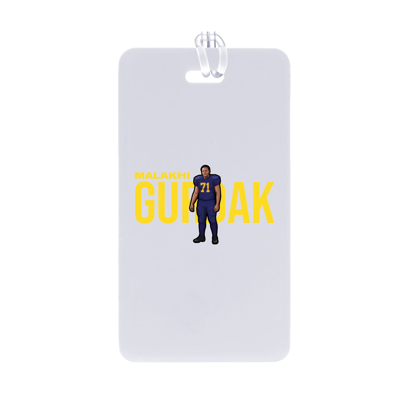 Bag Tag — Player Name in Classic