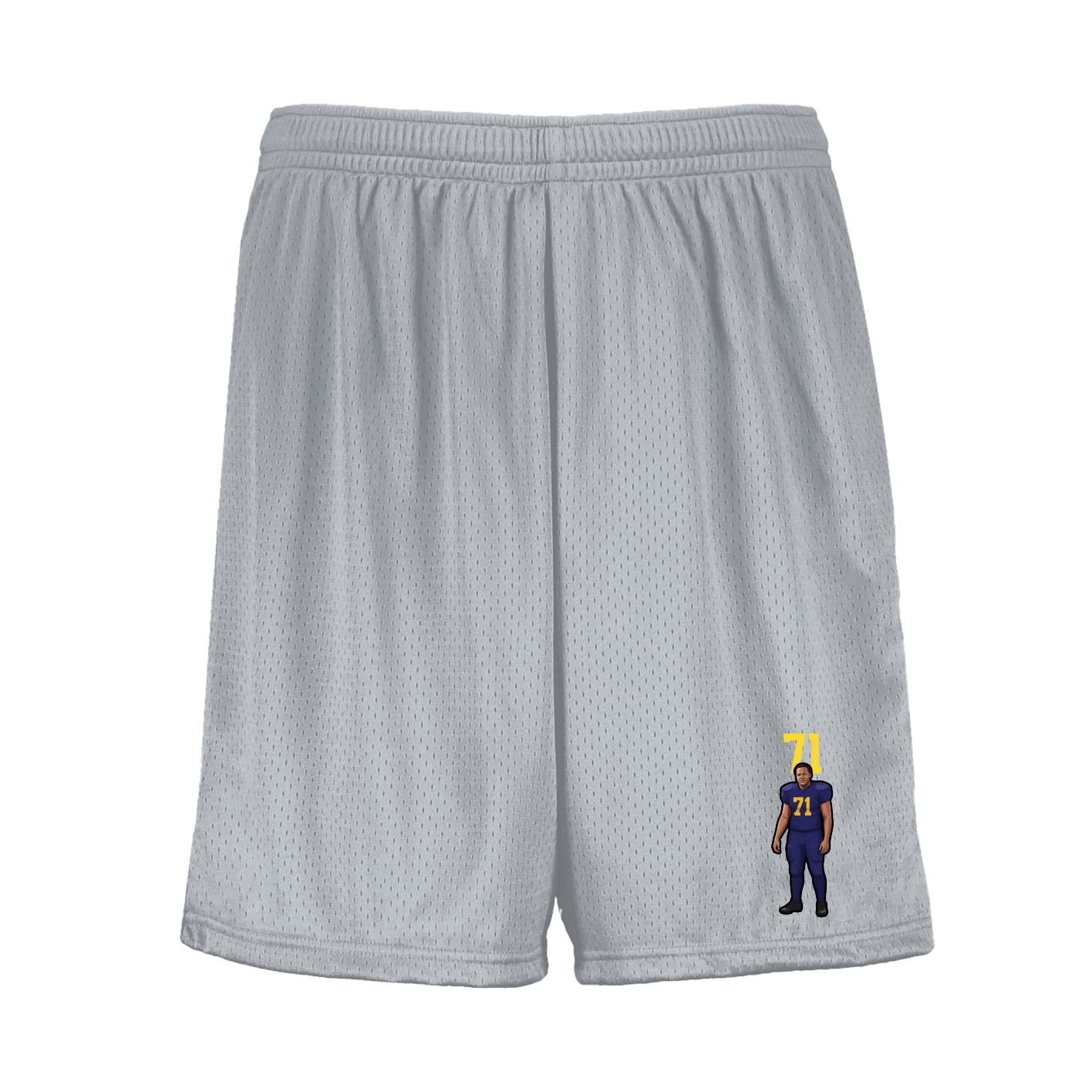 Shorts — Number Top in Silver