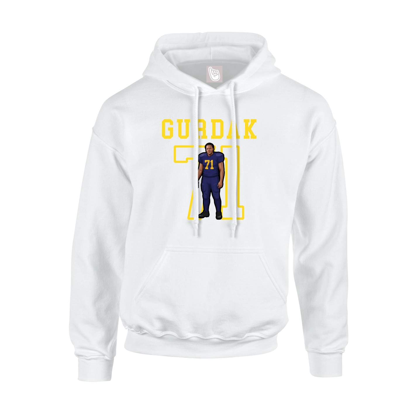 Youth Hoodie — Shirsey in White