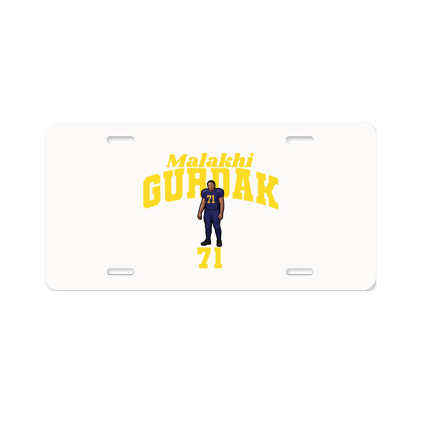 License Plate — Signature Arch in Classic