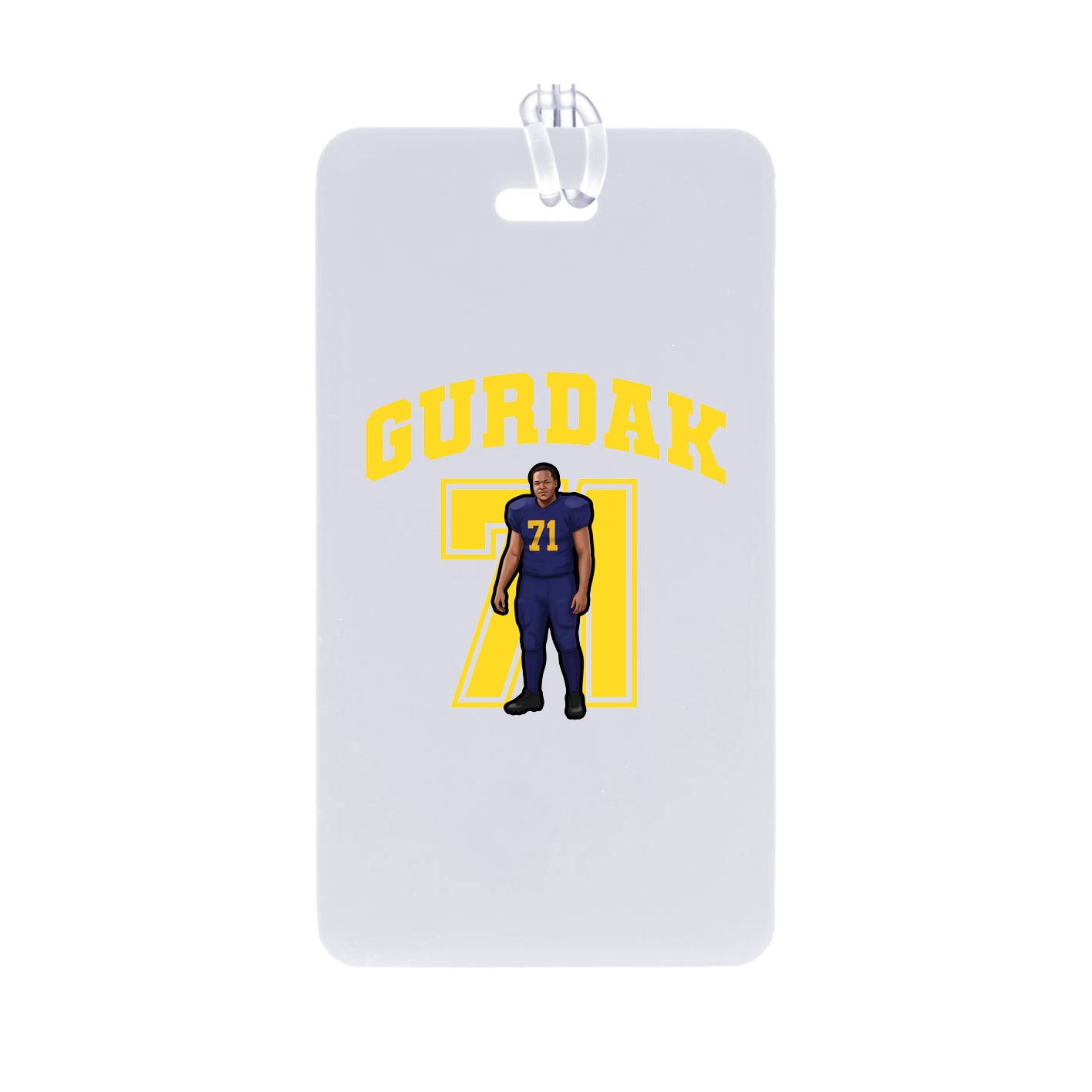 Bag Tag — Number in Classic