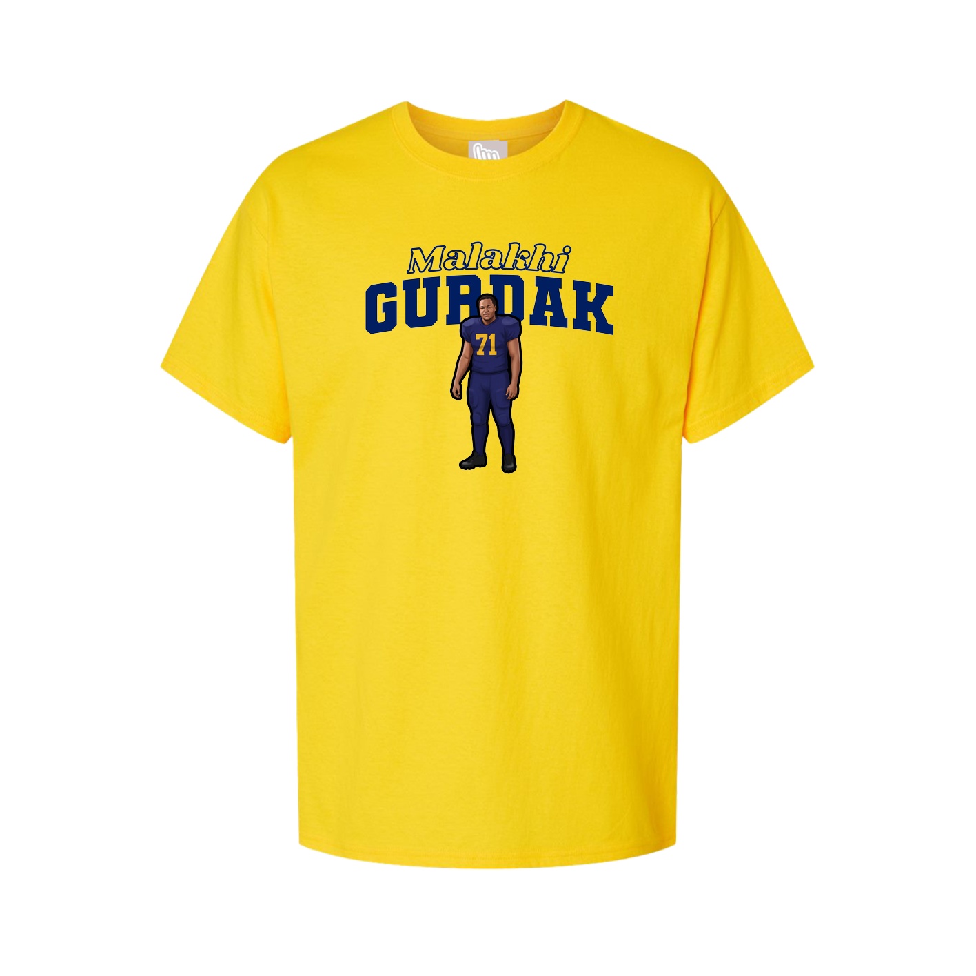Tee — Name Arch in Gold