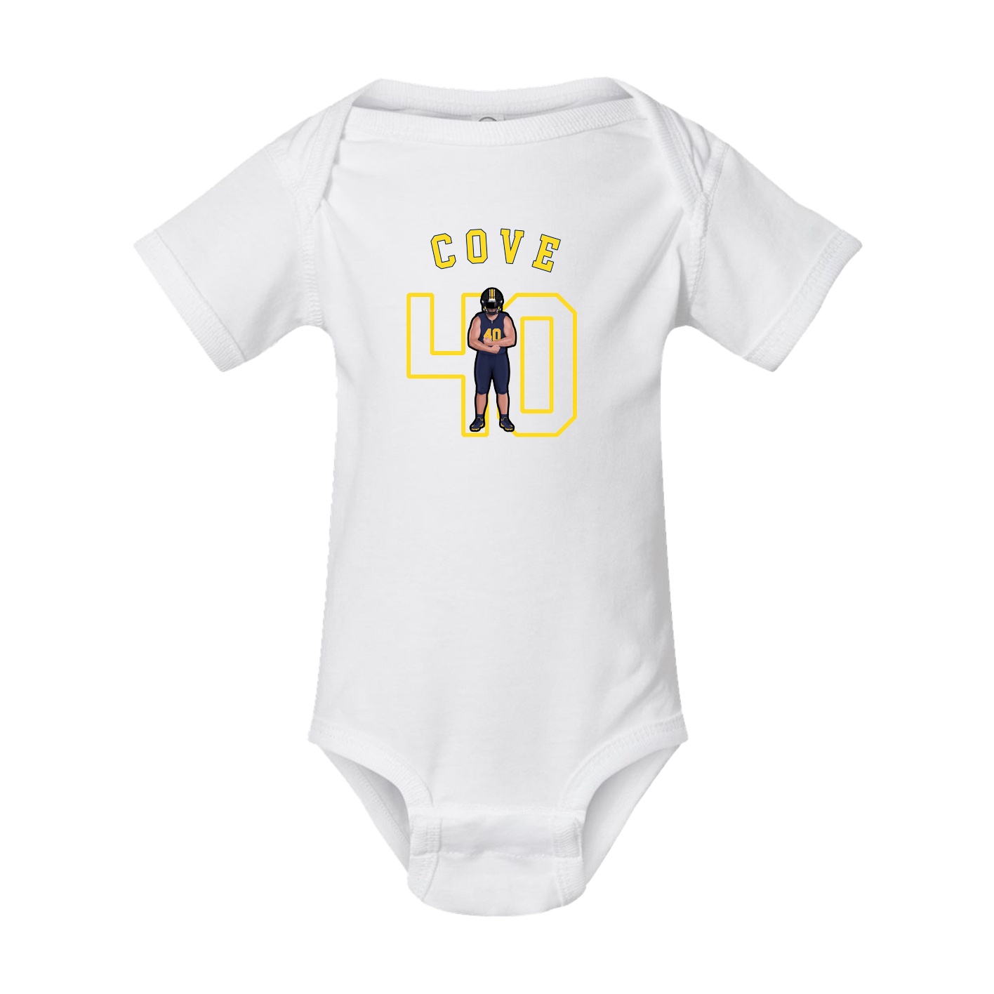 Baby Onesie — Shirsey Arch in White