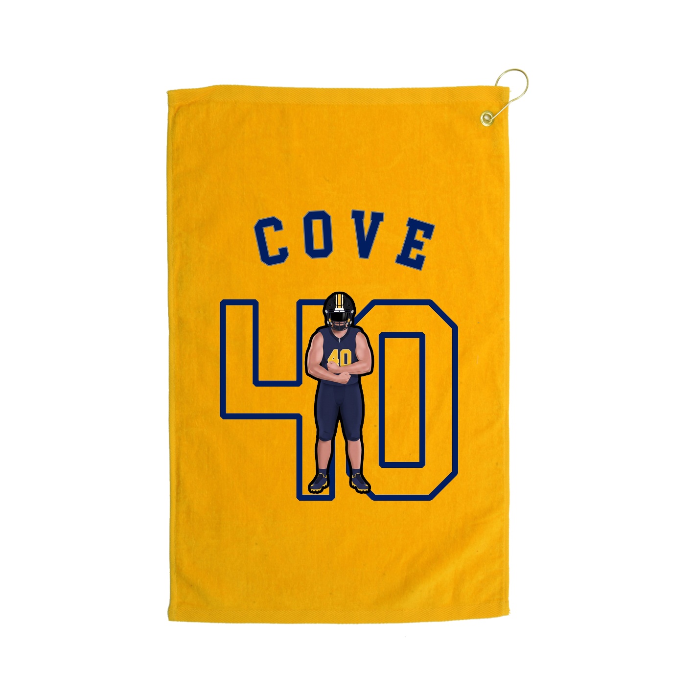 Golf Towel — Shirsey Arch in Gold
