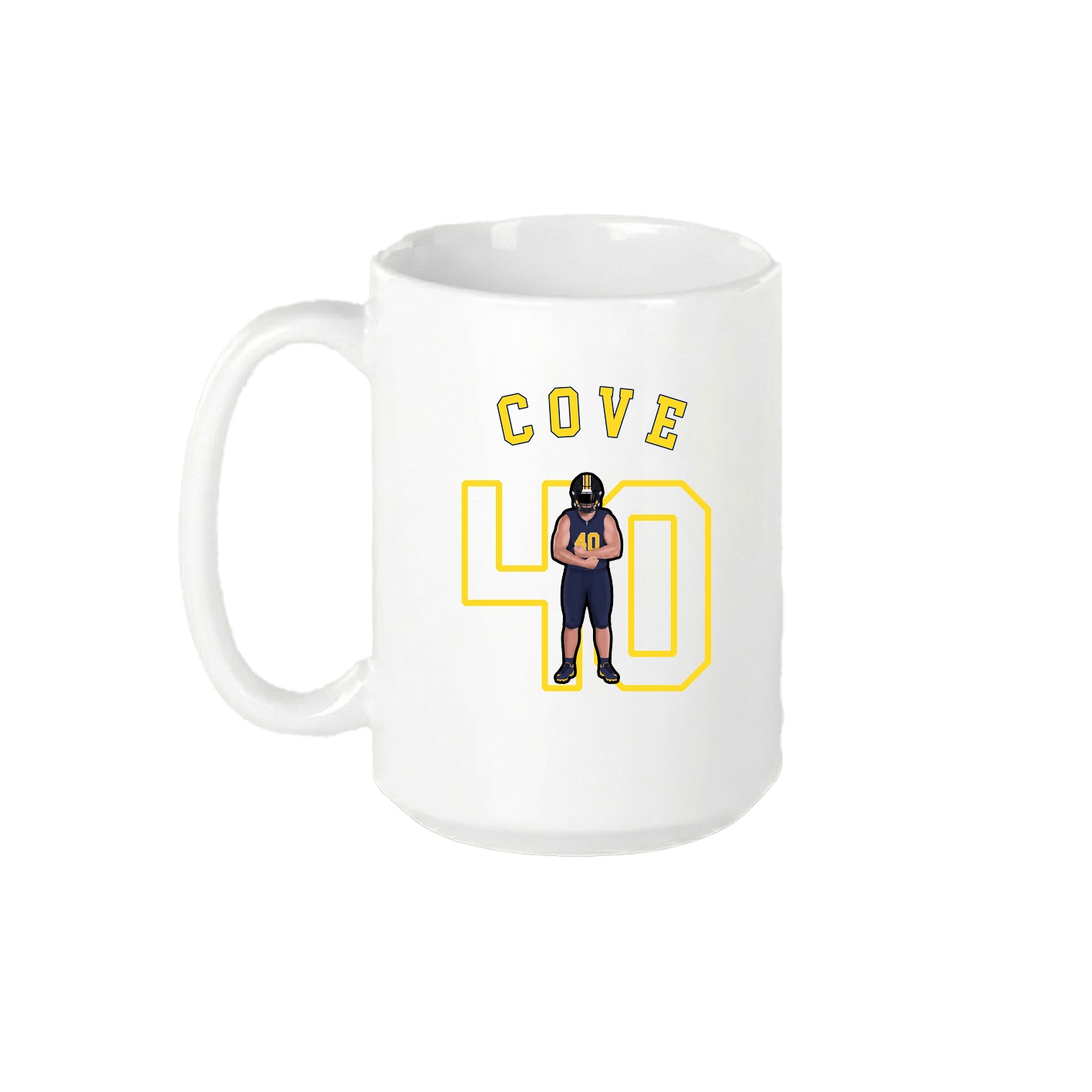 15oz Coffee Mug — Shirsey Arch in White