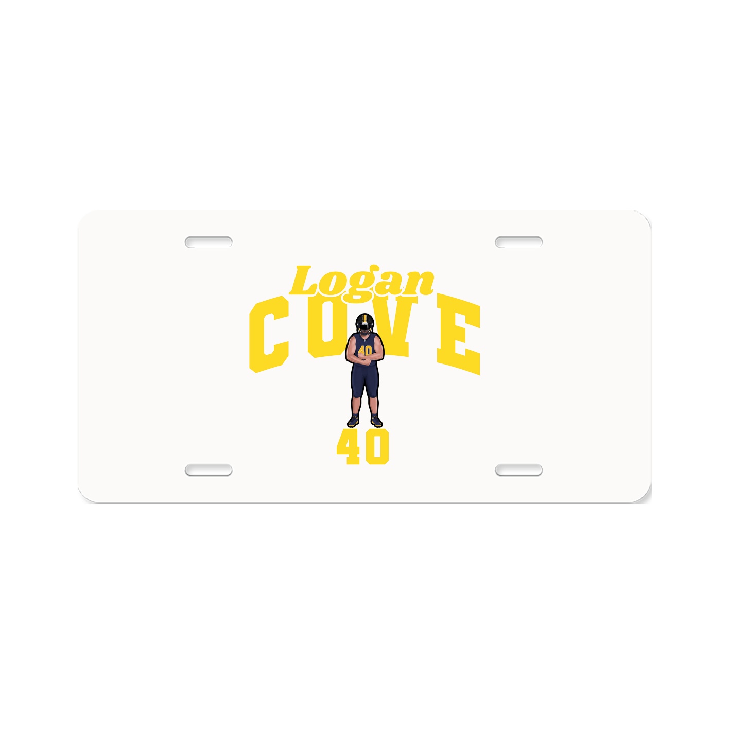 License Plate — Signature Arch in Classic