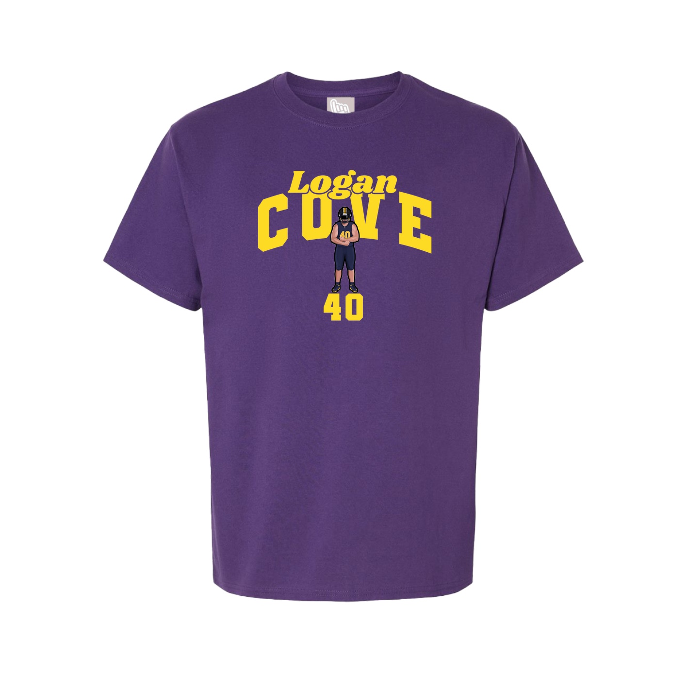 Tee — Signature Arch in Purple