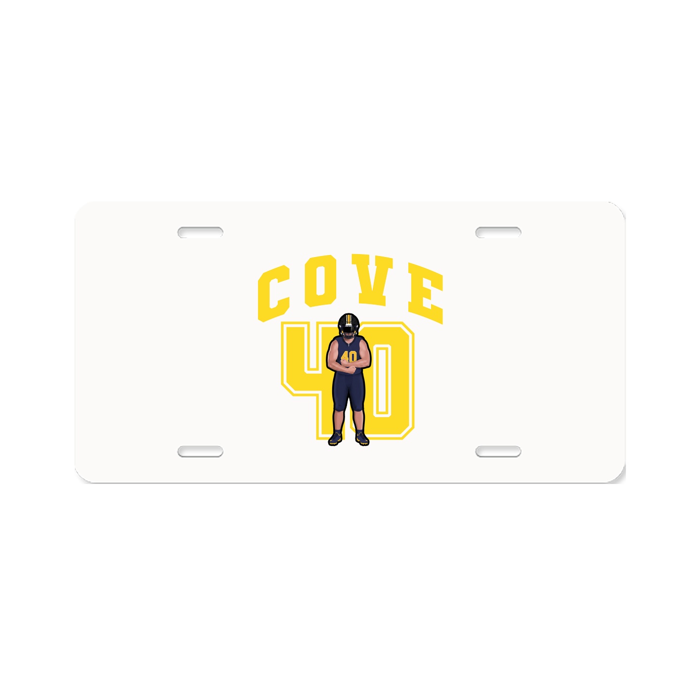 License Plate — Number in Classic