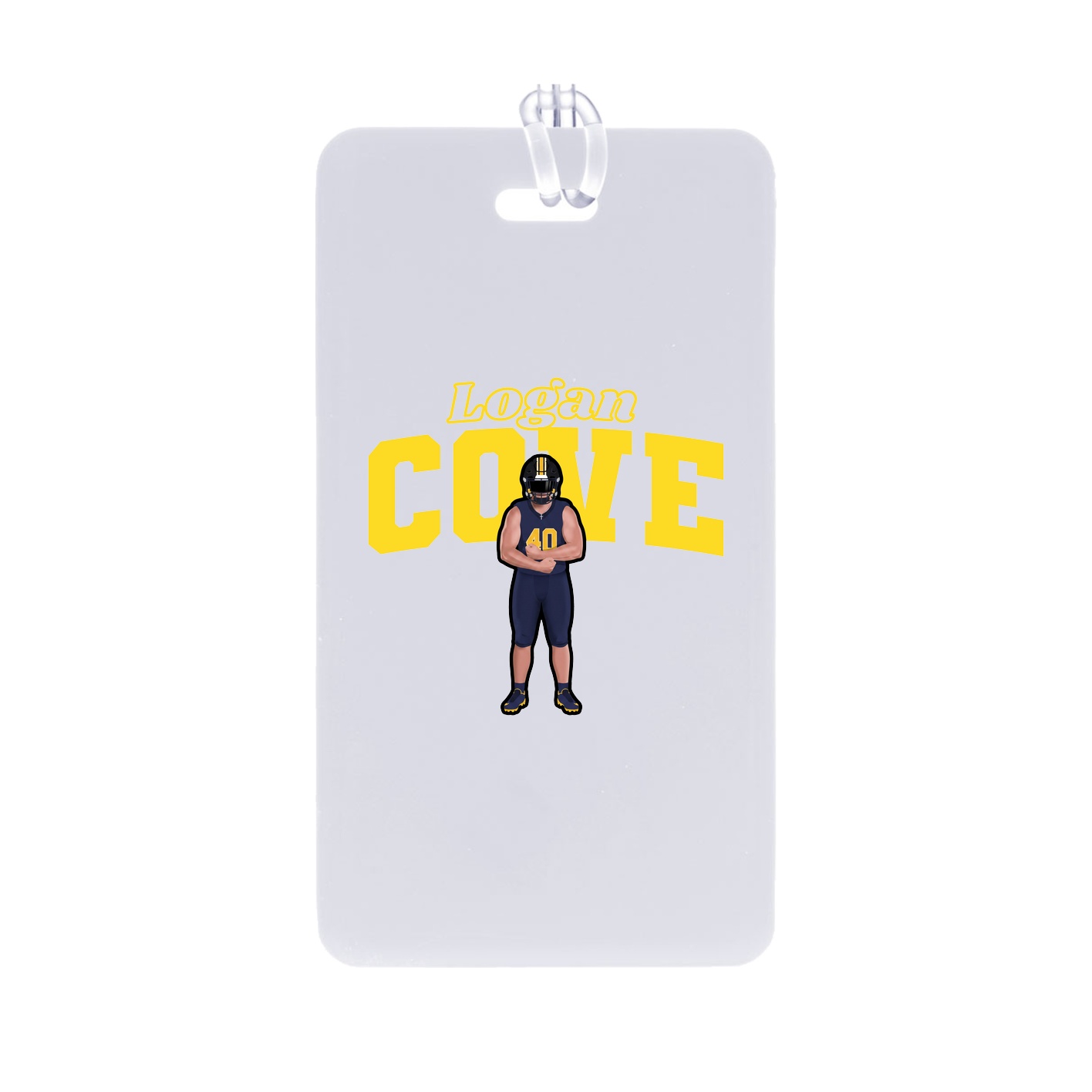 Bag Tag — Name Arch in Classic