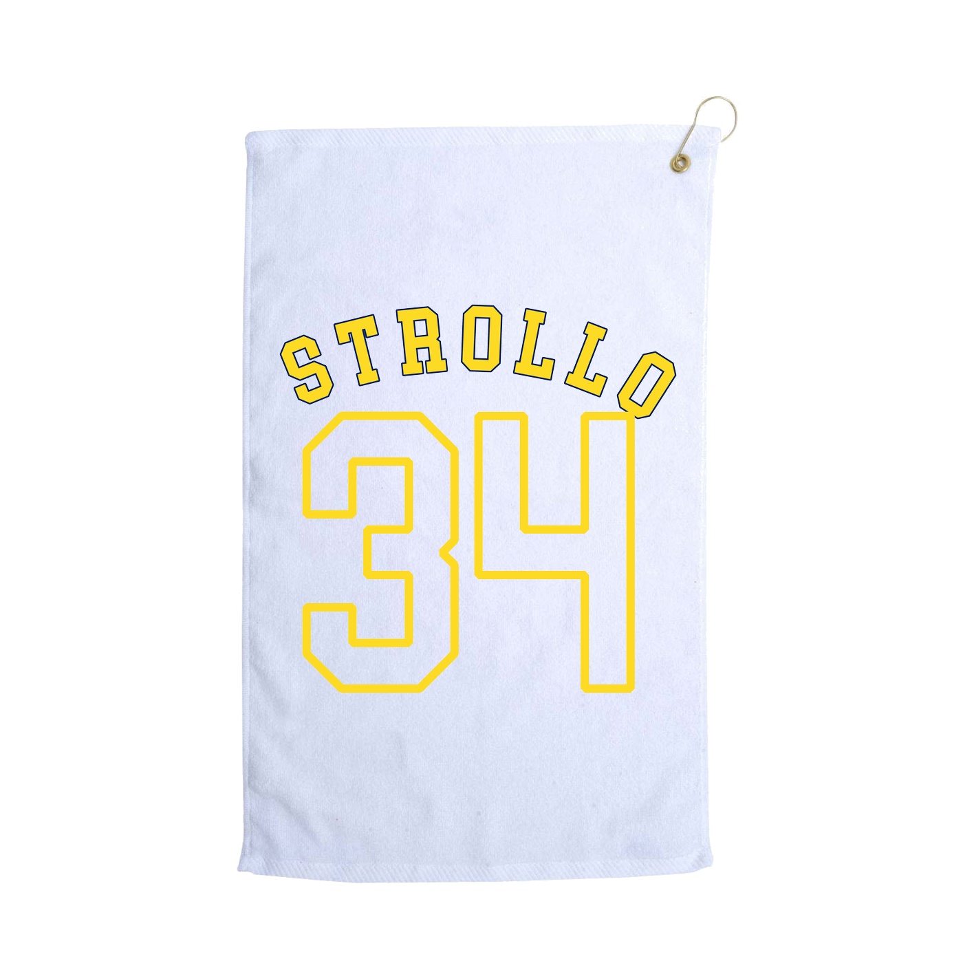 Golf Towel — Shirsey Arch in White