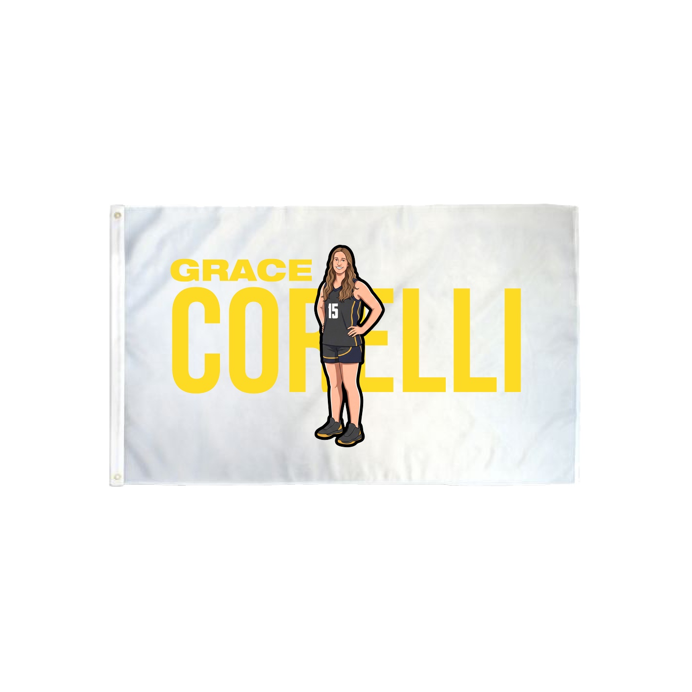 3x5 Flag — Player Name in Classic